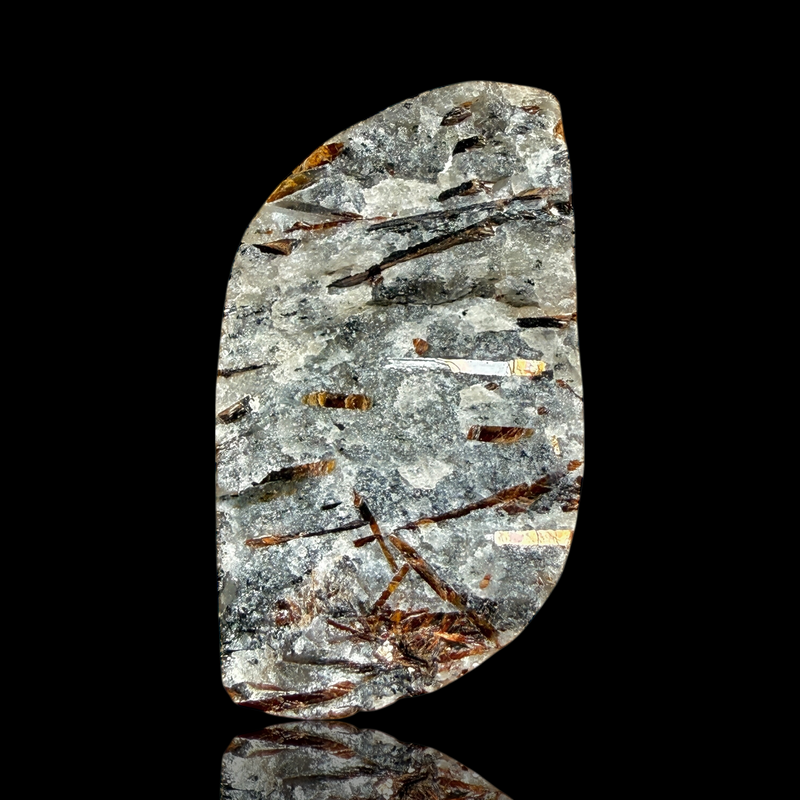 Cabochon Astrophyllite face Brute