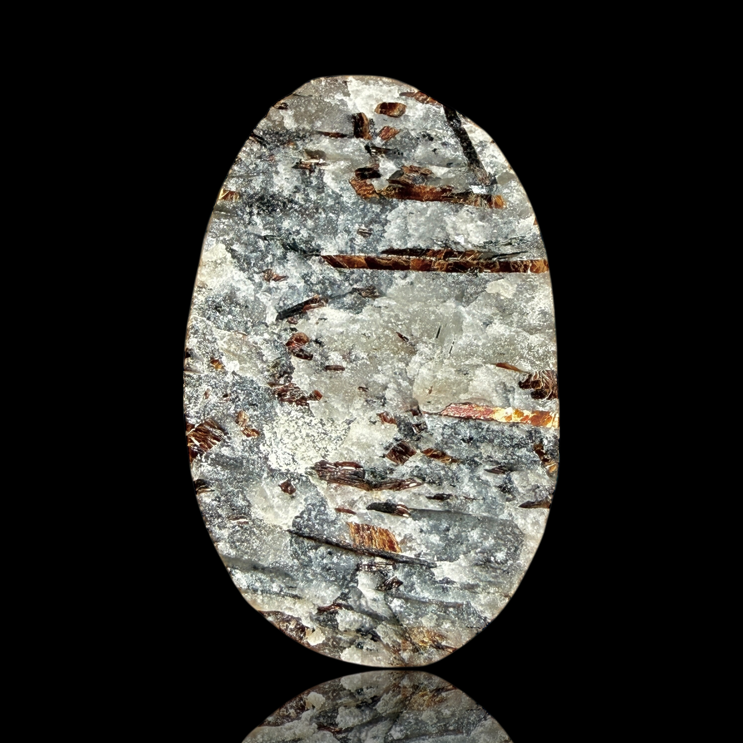 Cabochon Astrophyllite face Brute