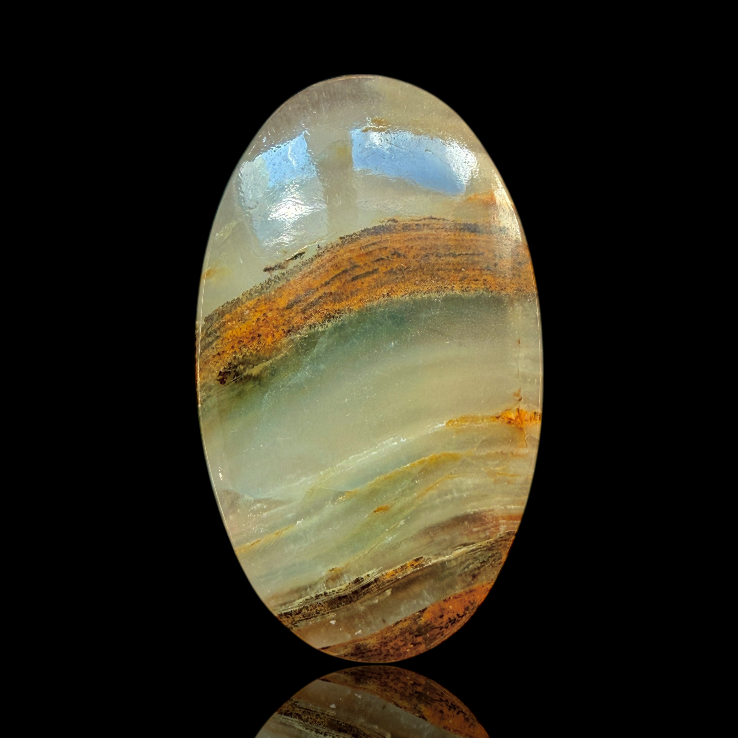 Cabochon Calcite Bleue