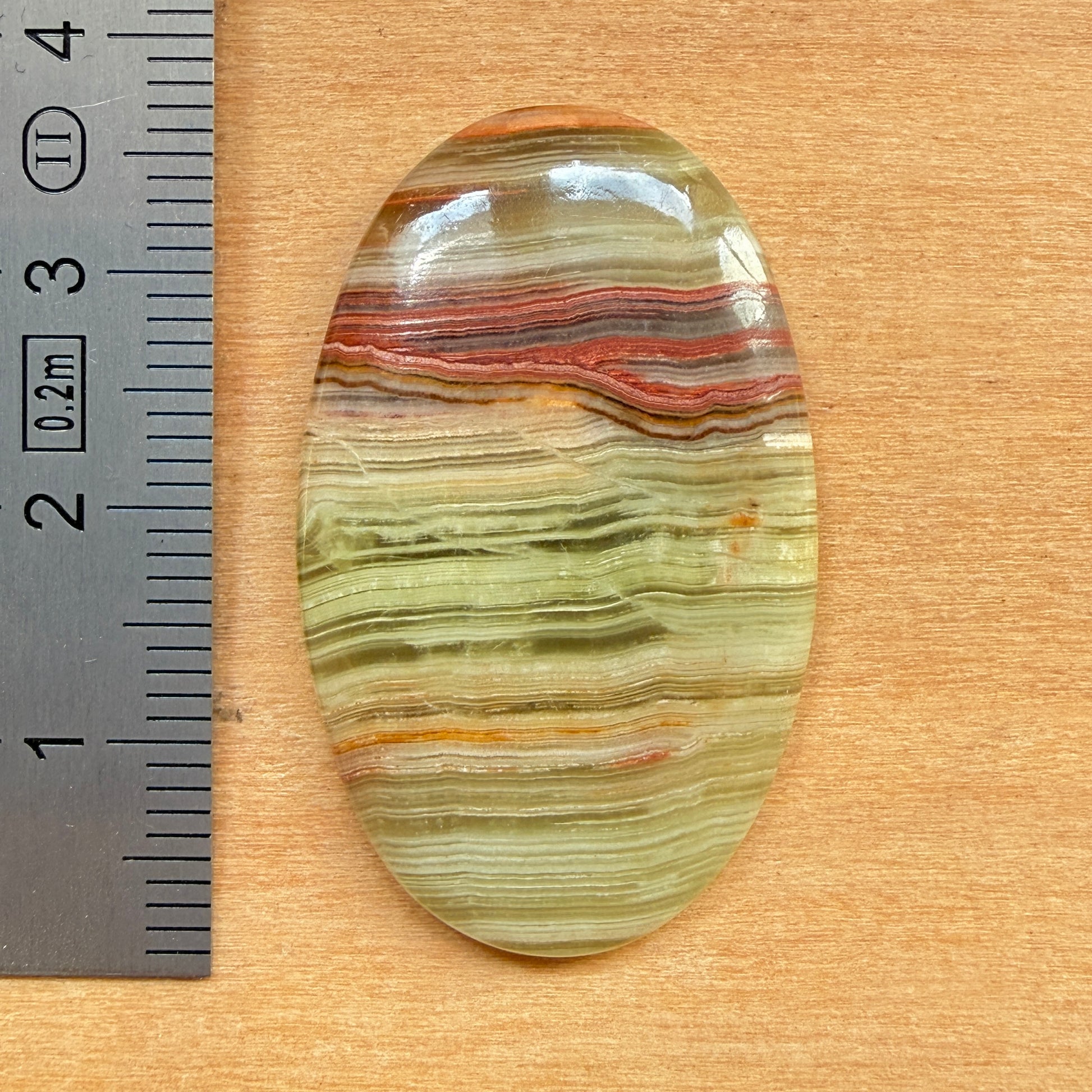 Cabochon Calcite Verte