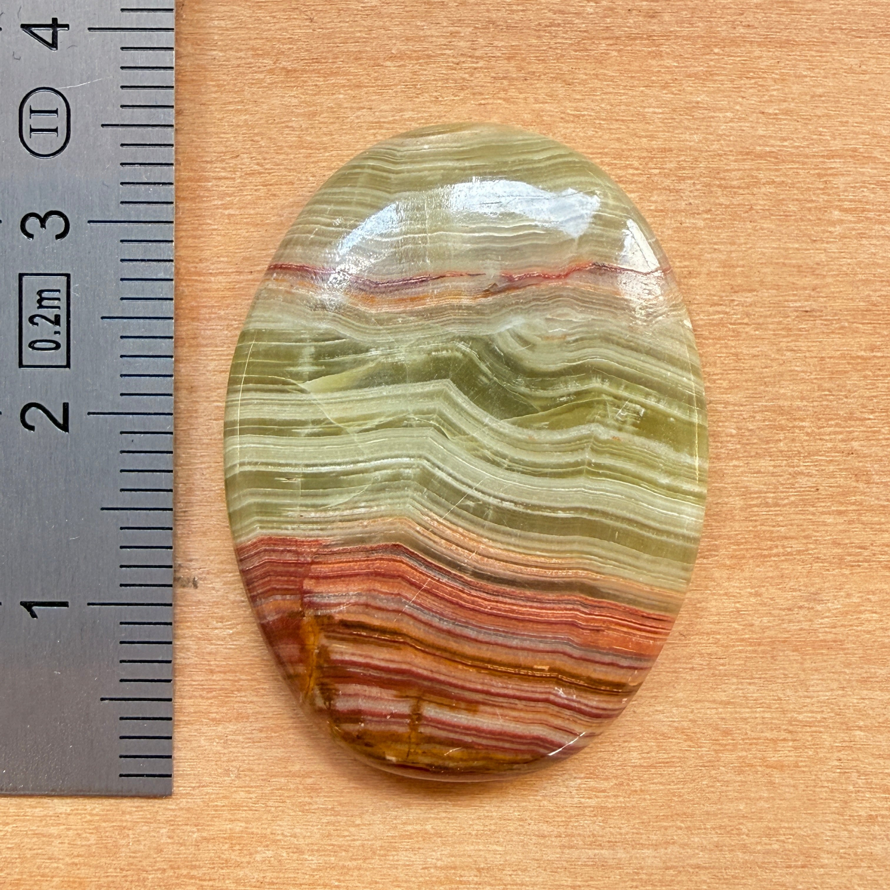 Cabochon Calcite Verte