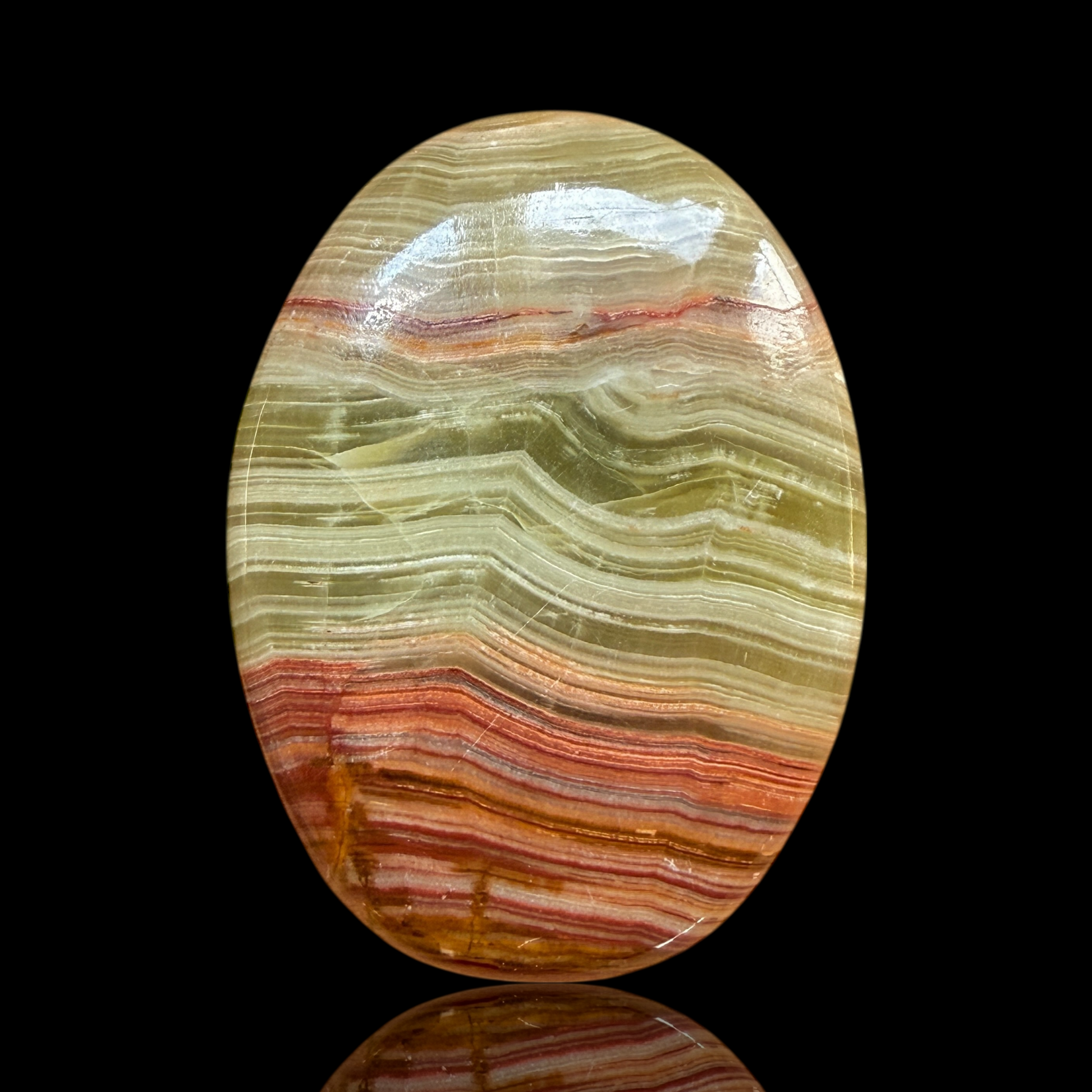 Cabochon Calcite Verte