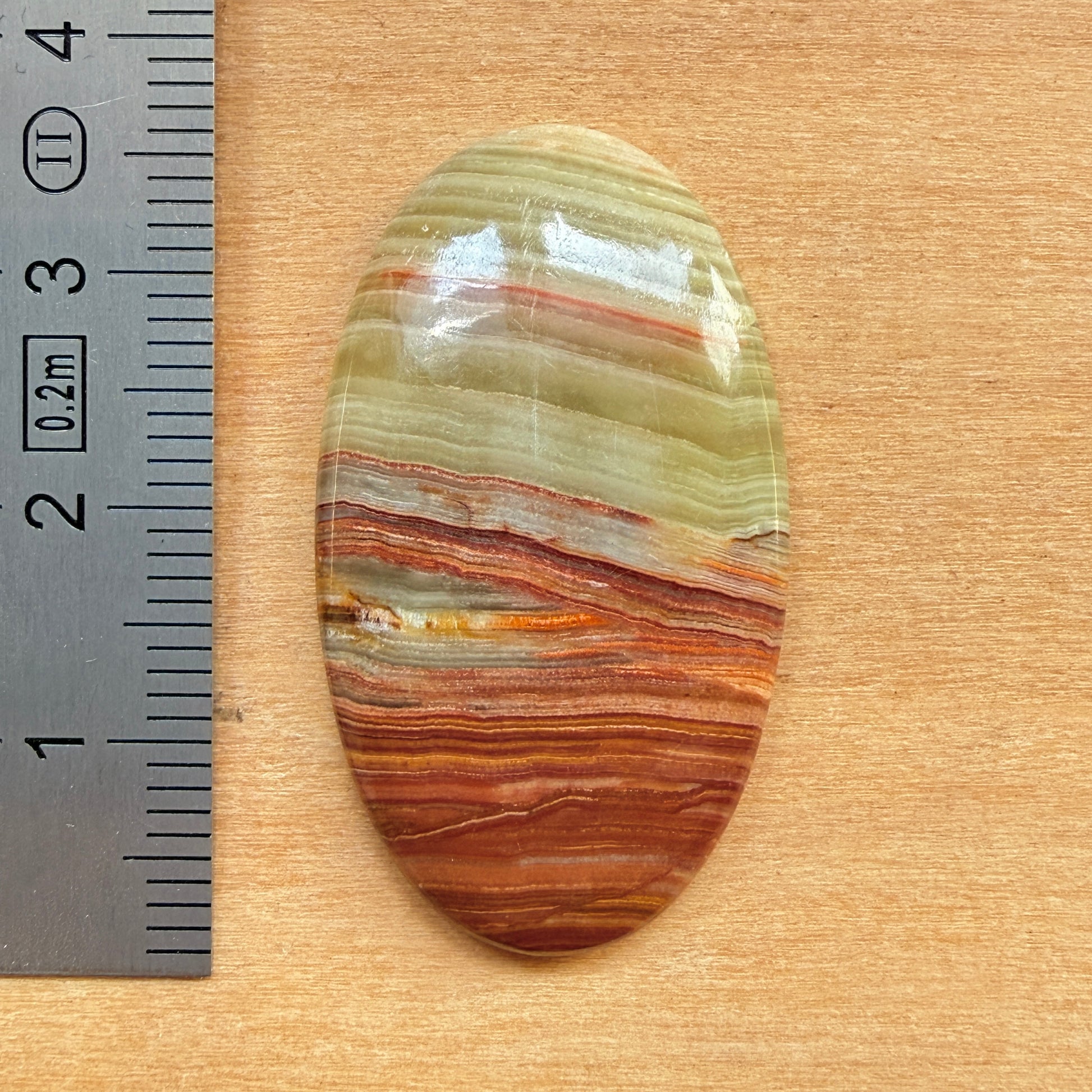 Cabochon Calcite Verte