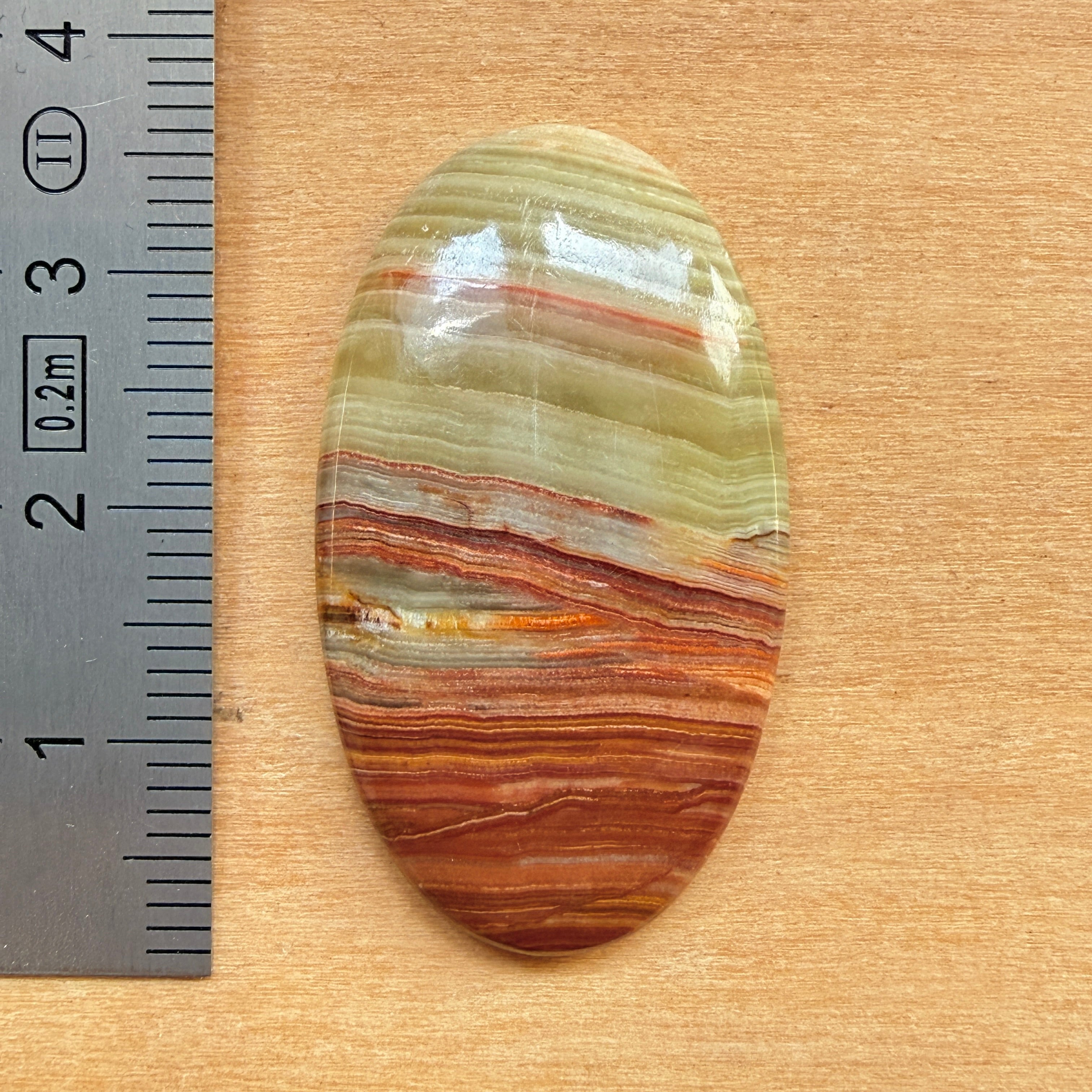 Cabochon Calcite Verte