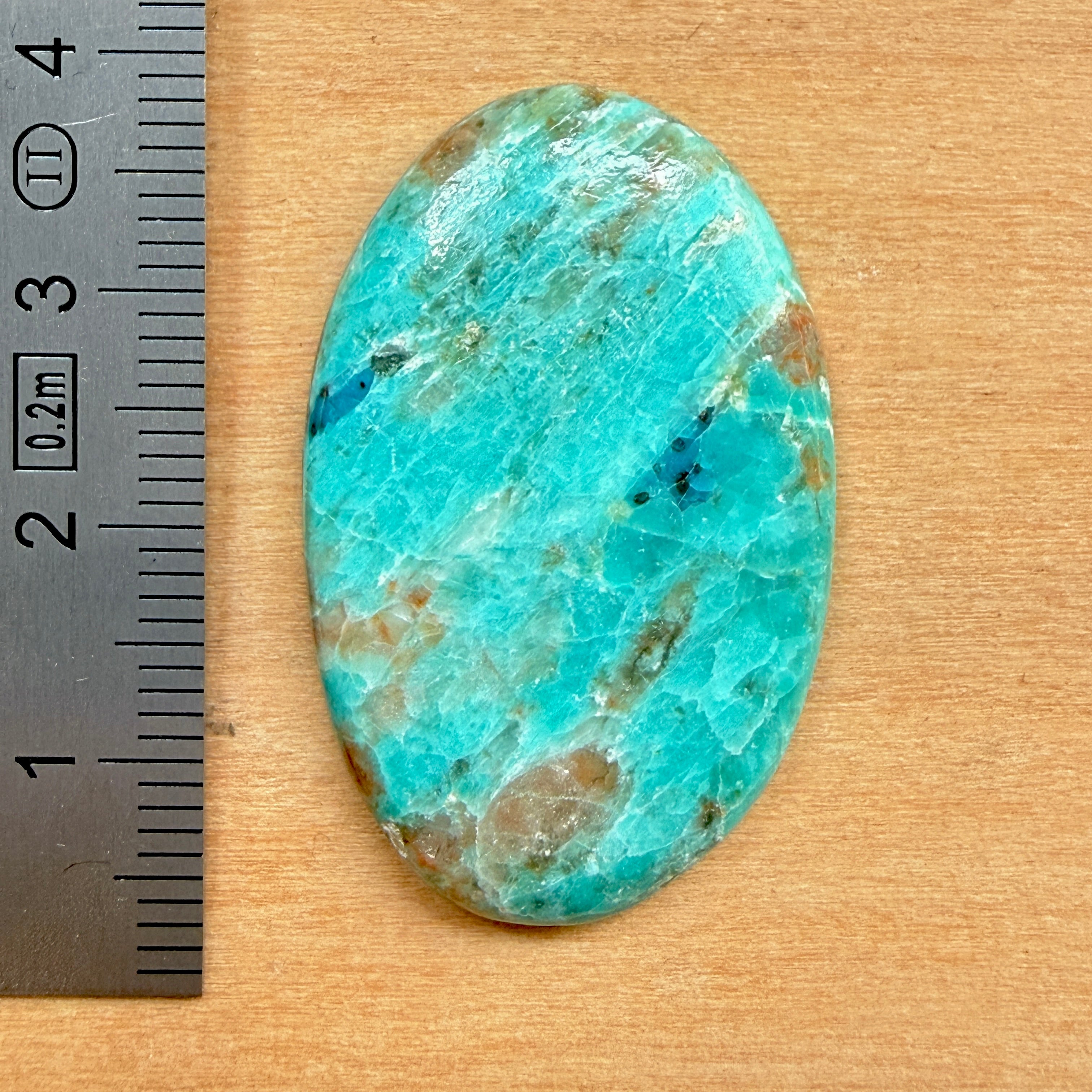 Cabochon Chrysocolle du Pérou