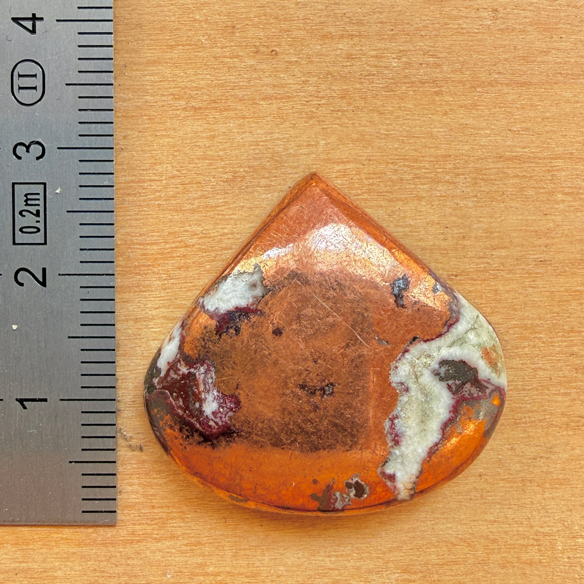 Cabochon Dolomite Cuivré