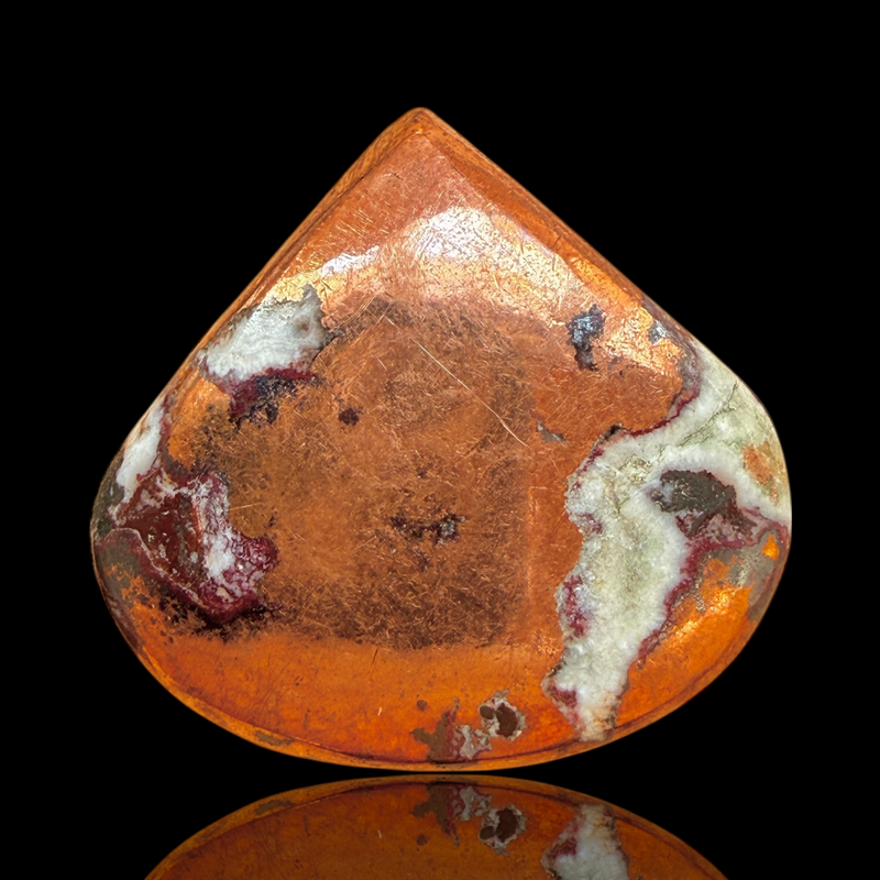 Cabochon Dolomite Cuivré