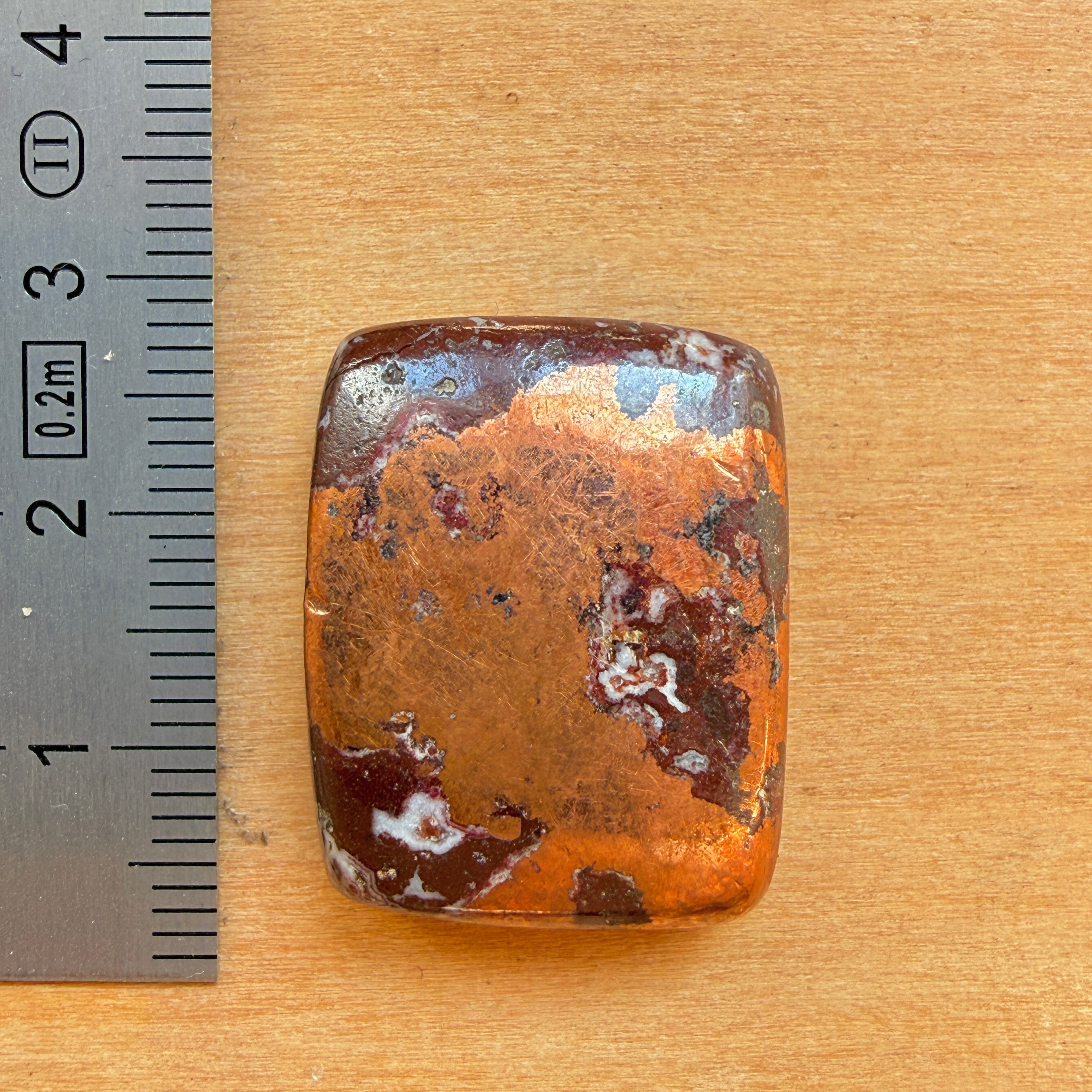 Cabochon Dolomite Cuivré