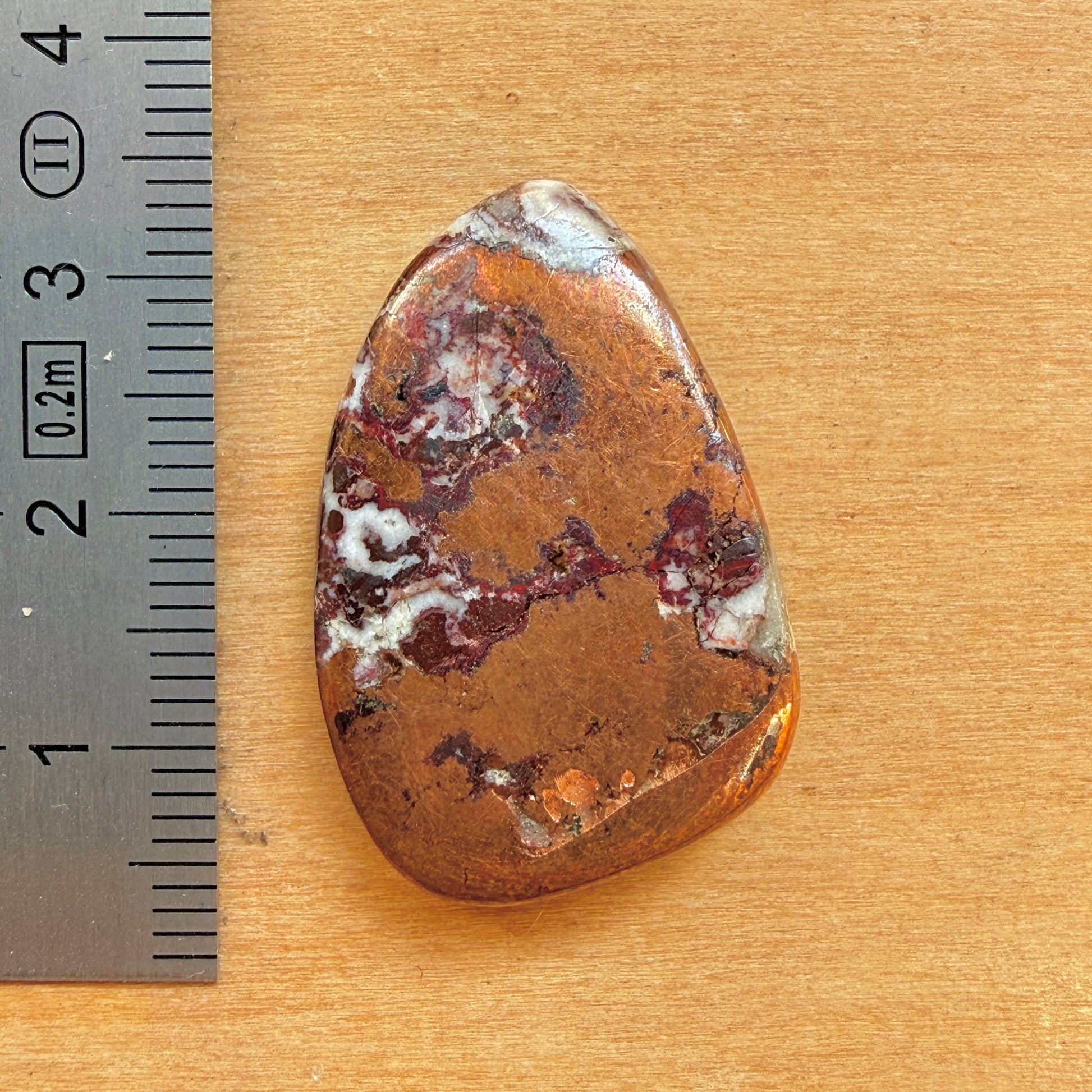 Cabochon Dolomite Cuivré