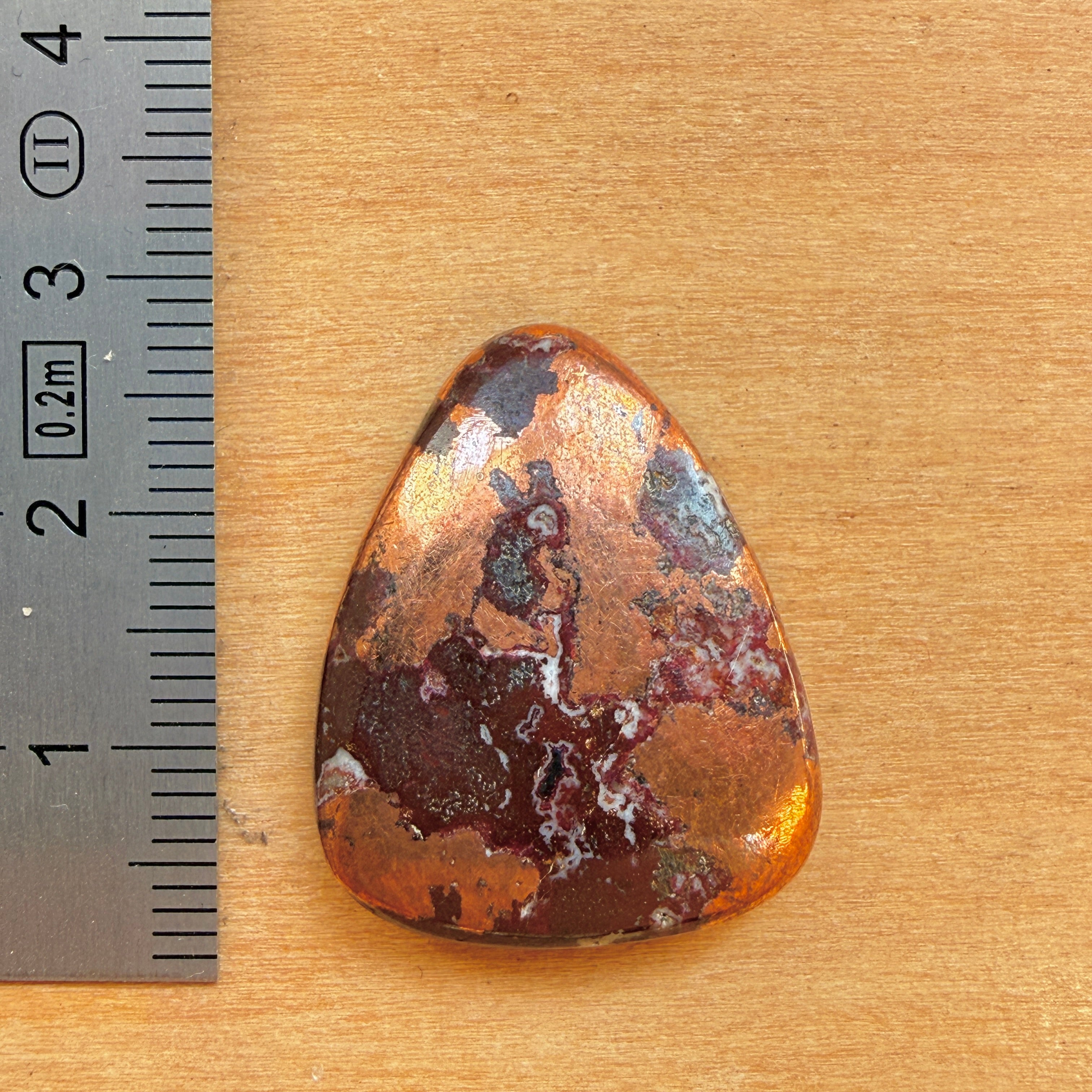 Cabochon Dolomite Cuivré