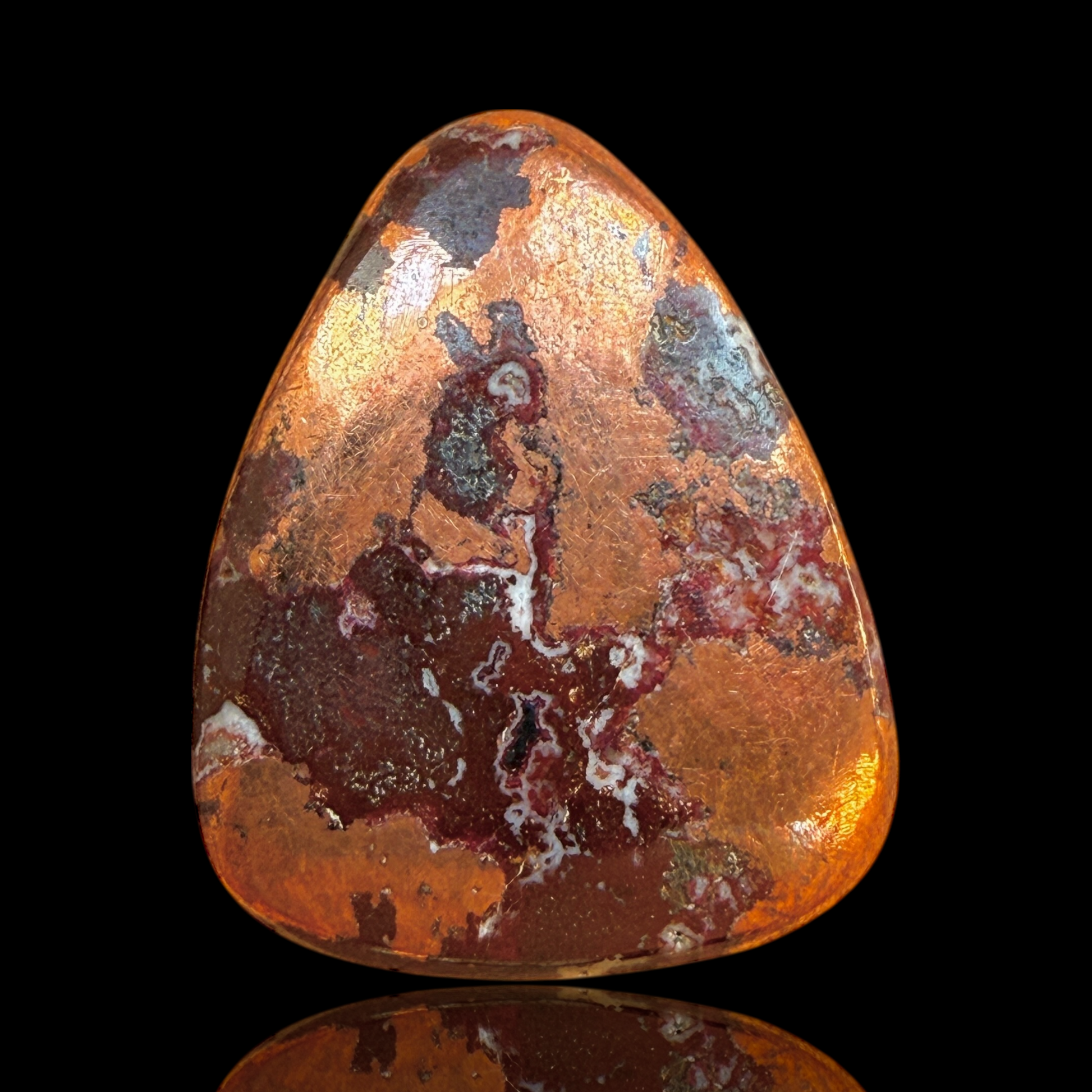 Cabochon Dolomite Cuivré