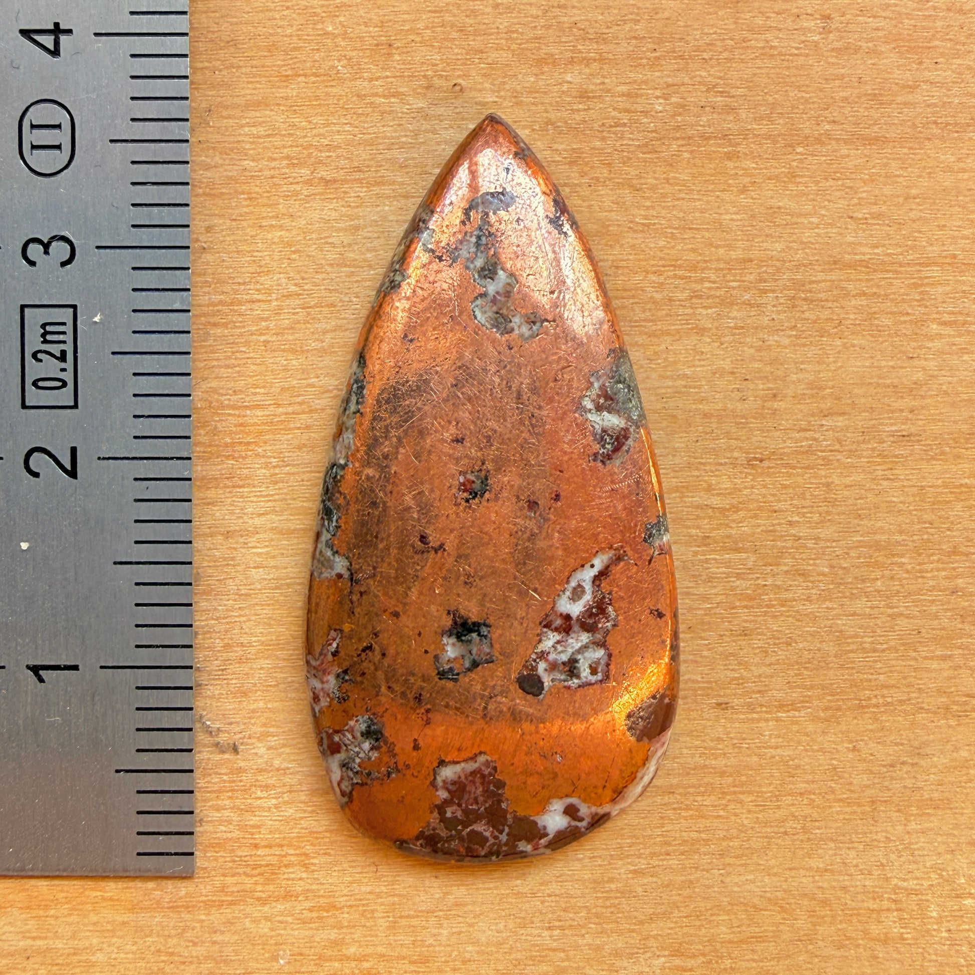 Cabochon Dolomite Cuivré