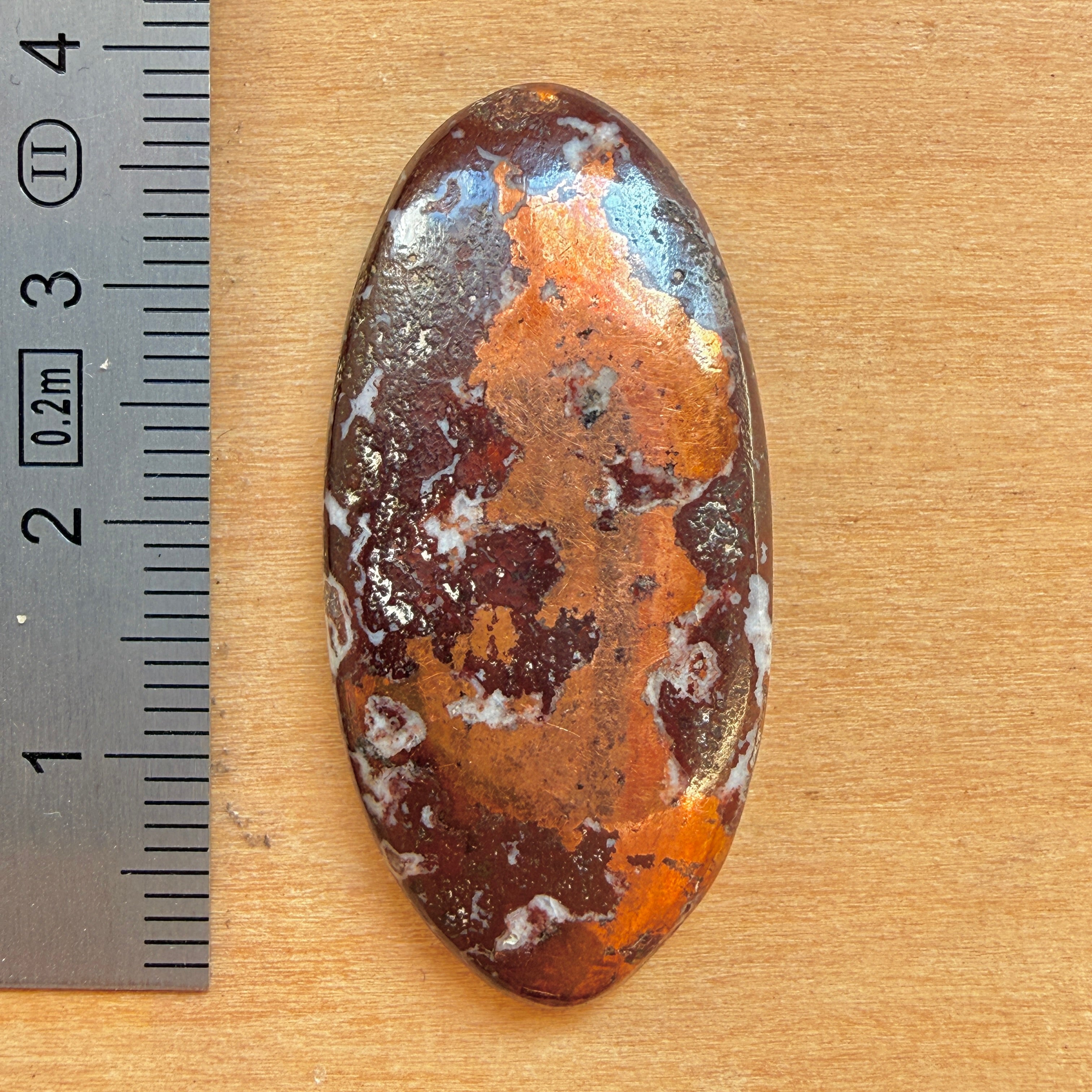 Cabochon Dolomite Cuivré
