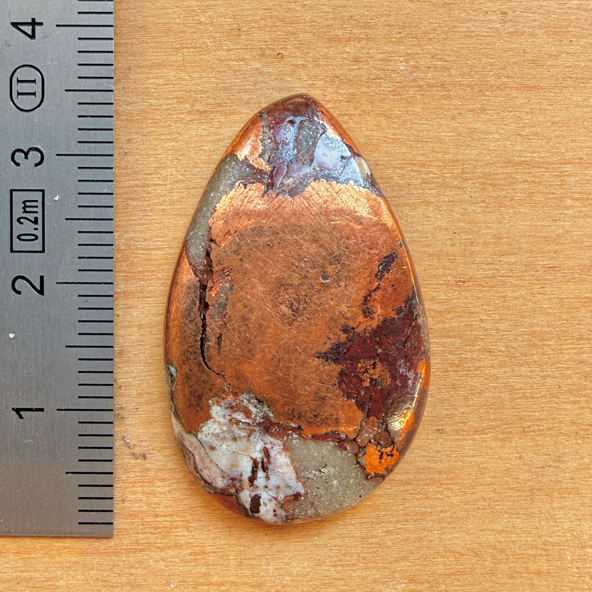 Cabochon Dolomite Cuivré