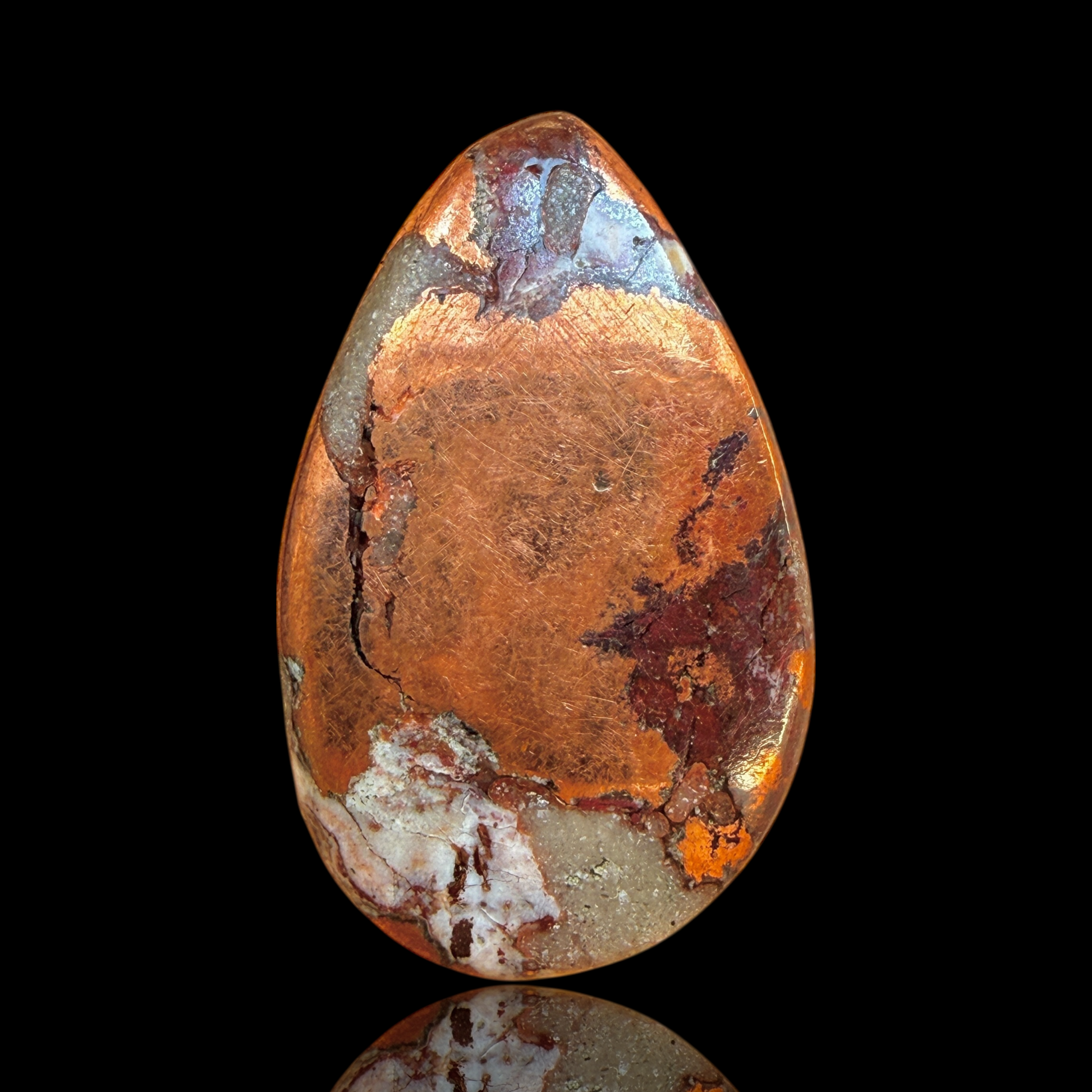 Cabochon Dolomite Cuivré