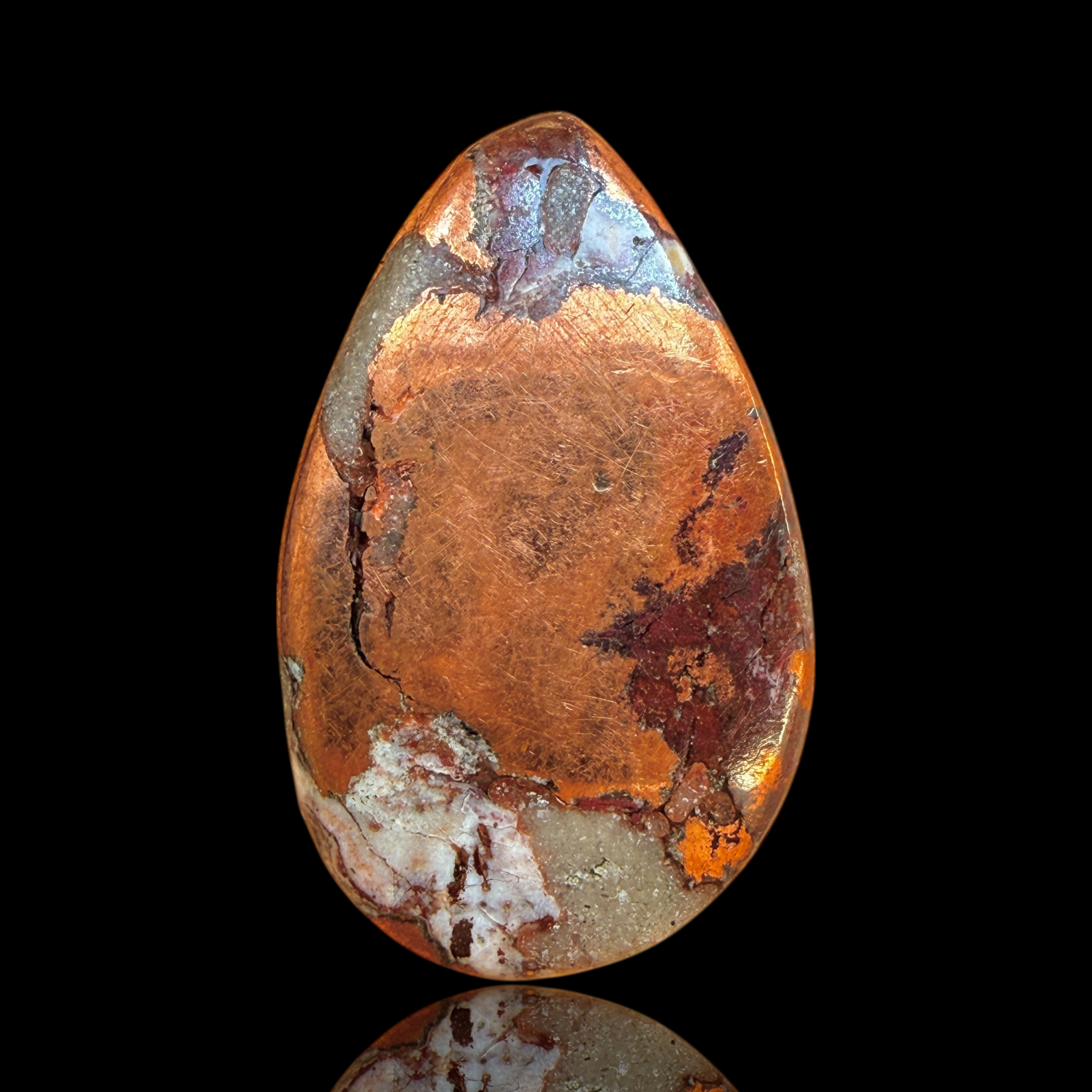 Cabochon Dolomite Cuivré