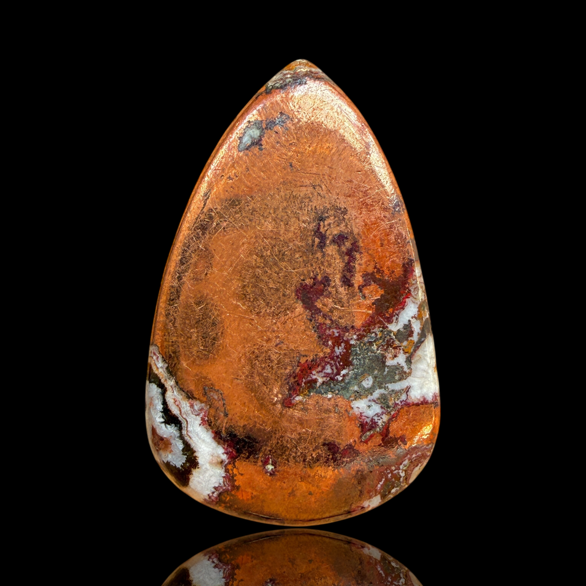 Cabochon Dolomite Cuivré