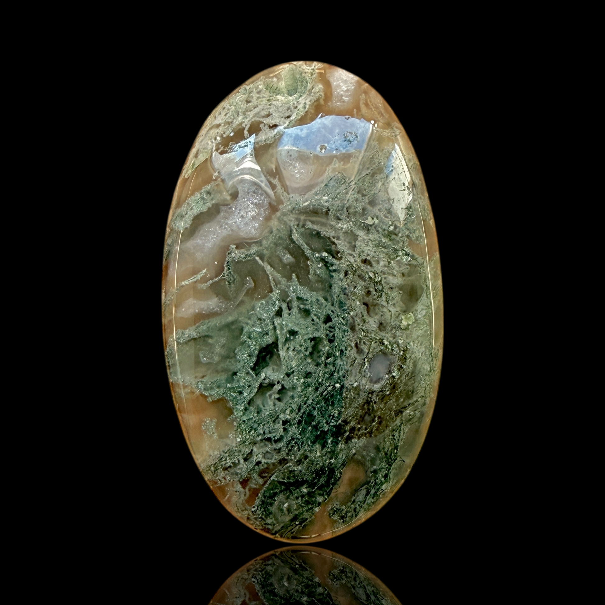 Cabochon Agate Mousse
