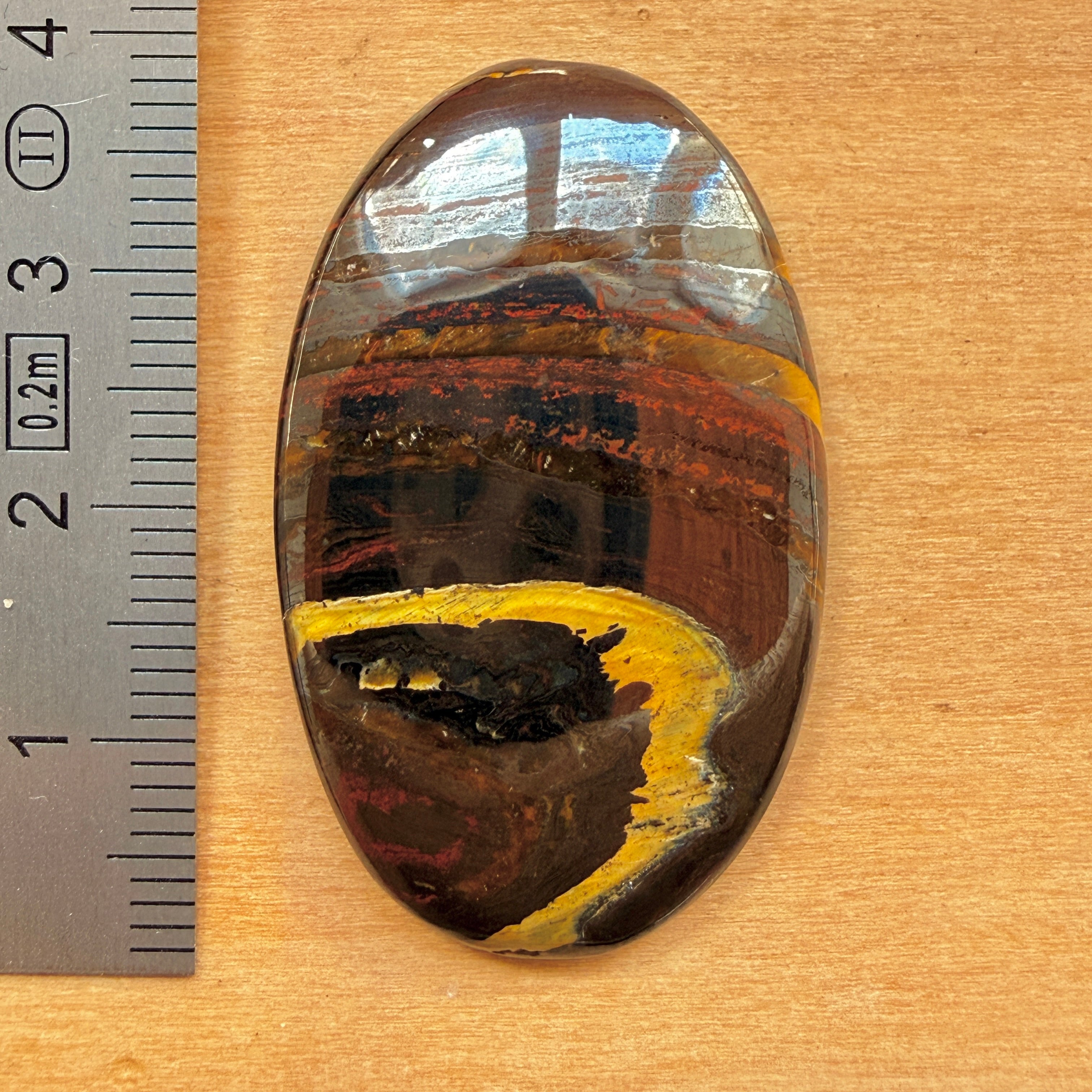 Cabochon Oeil de Fer