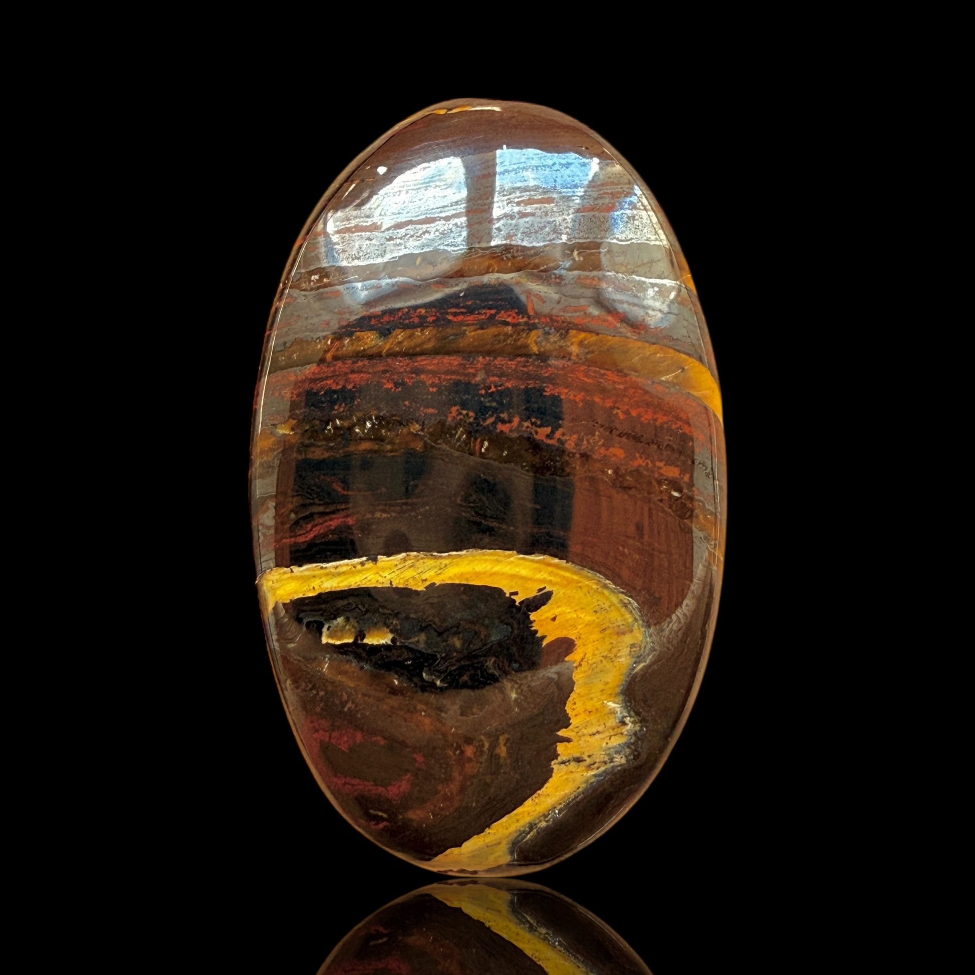 Cabochon Oeil de Fer