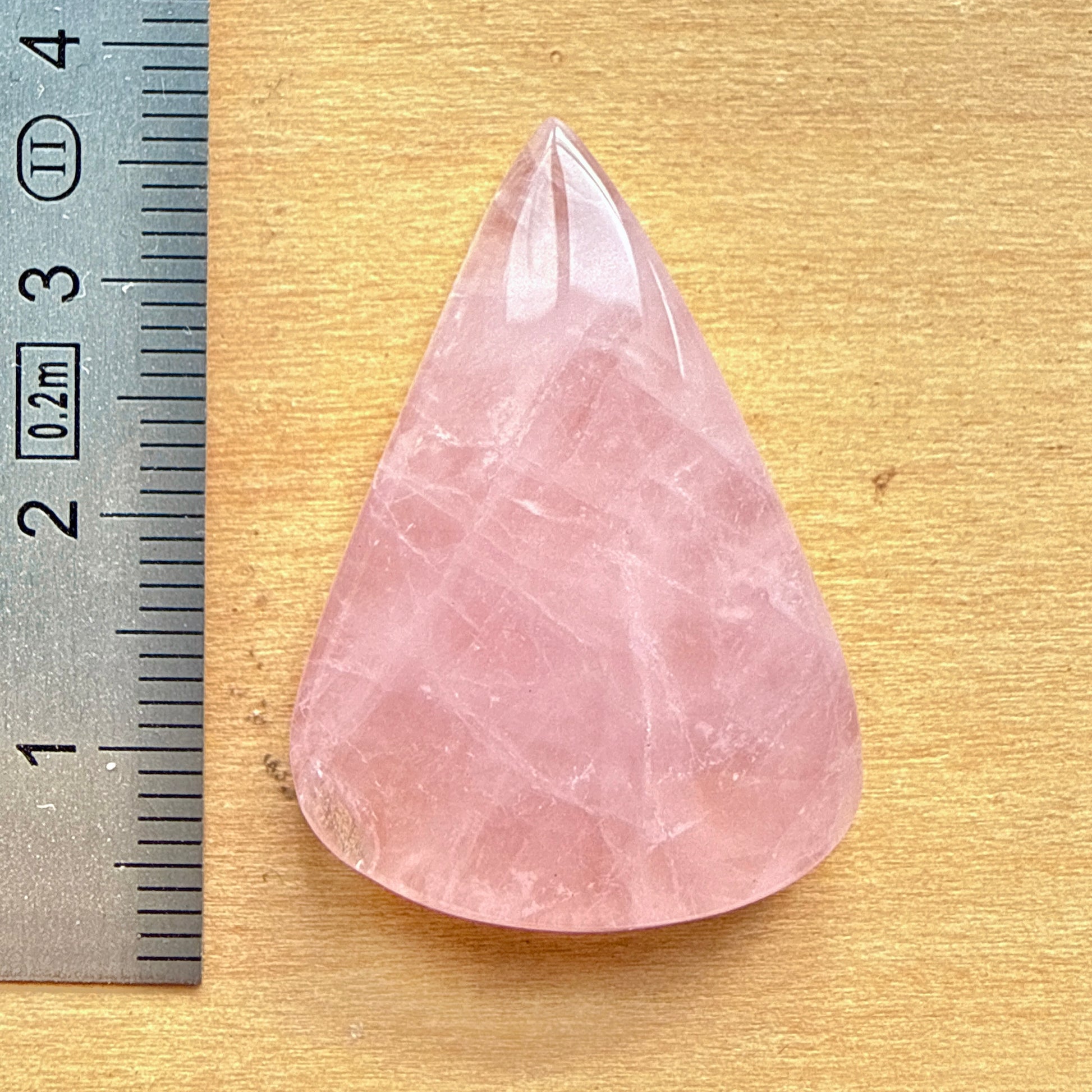 Cabochon Quartz Rose