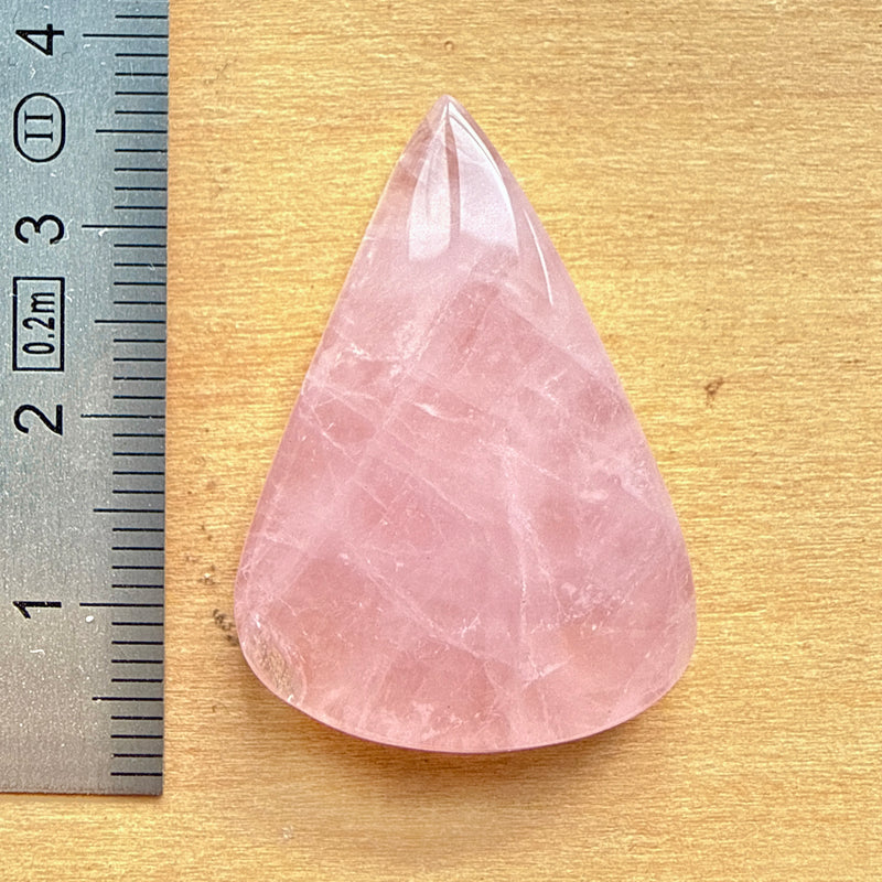 Cabochon Quartz Rose