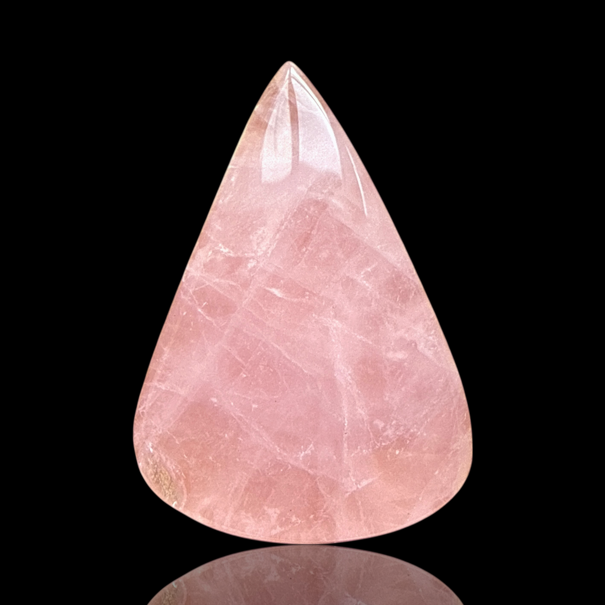 Cabochon Quartz Rose