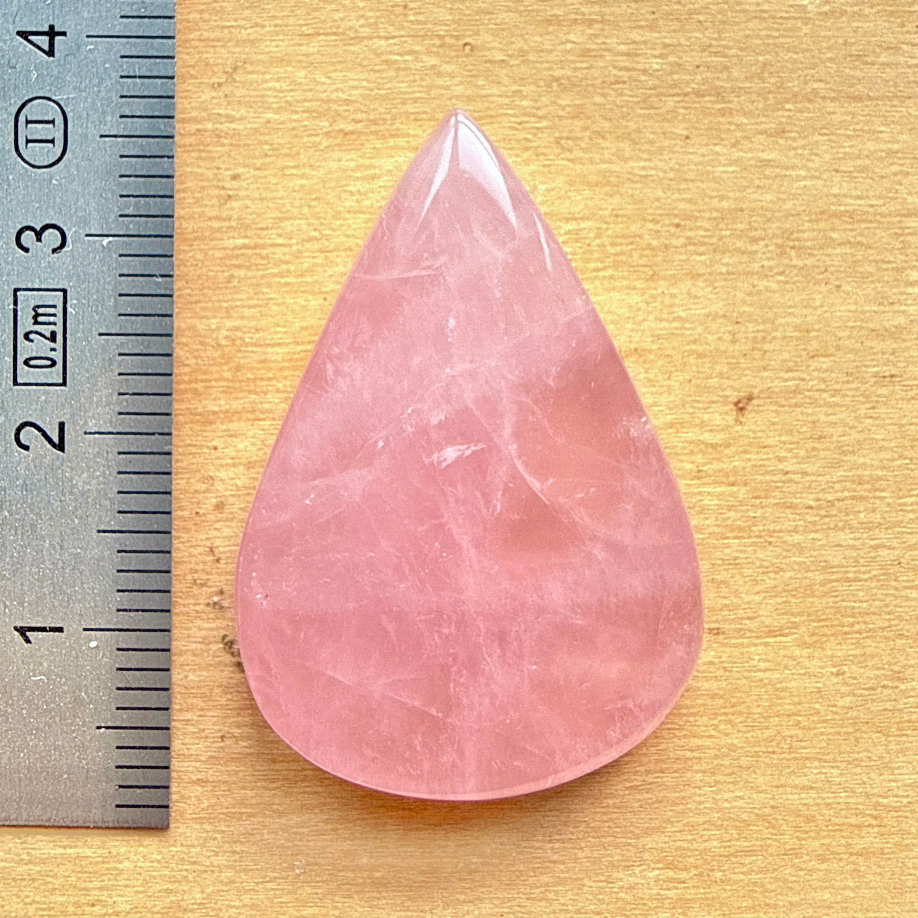 Cabochon Quartz Rose