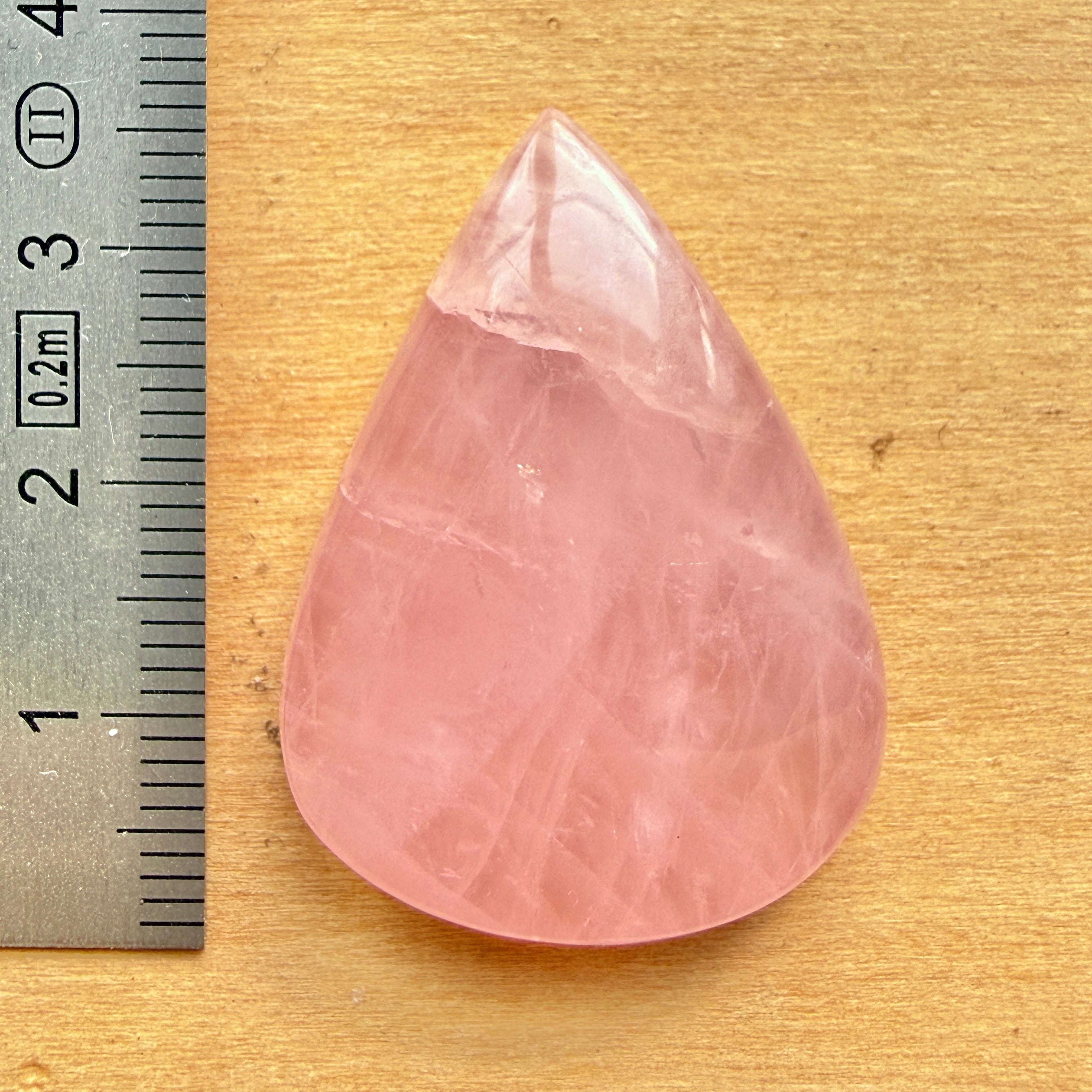 Cabochon Quartz Rose
