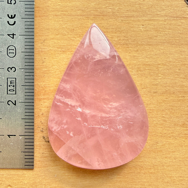Cabochon Quartz Rose