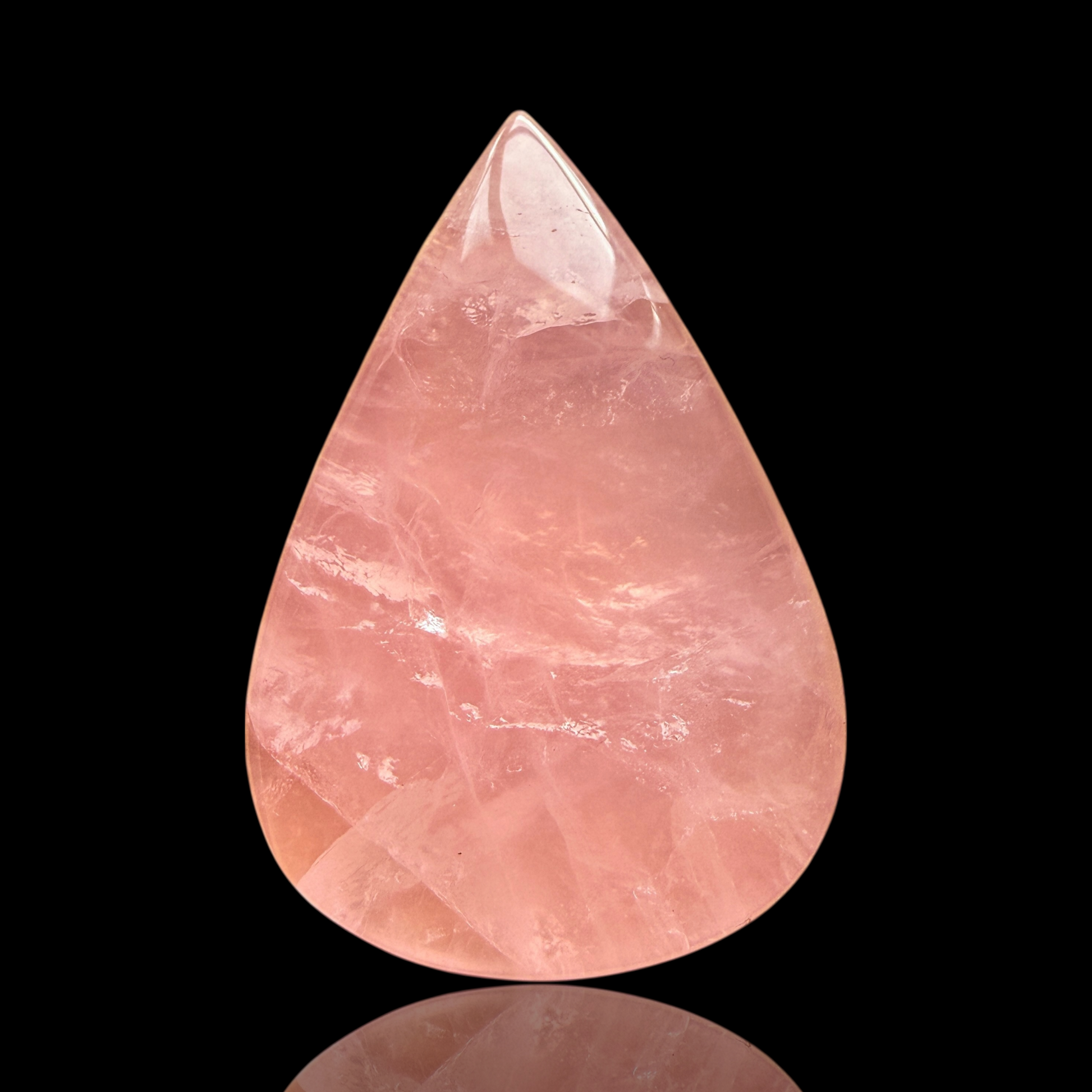 Cabochon Quartz Rose