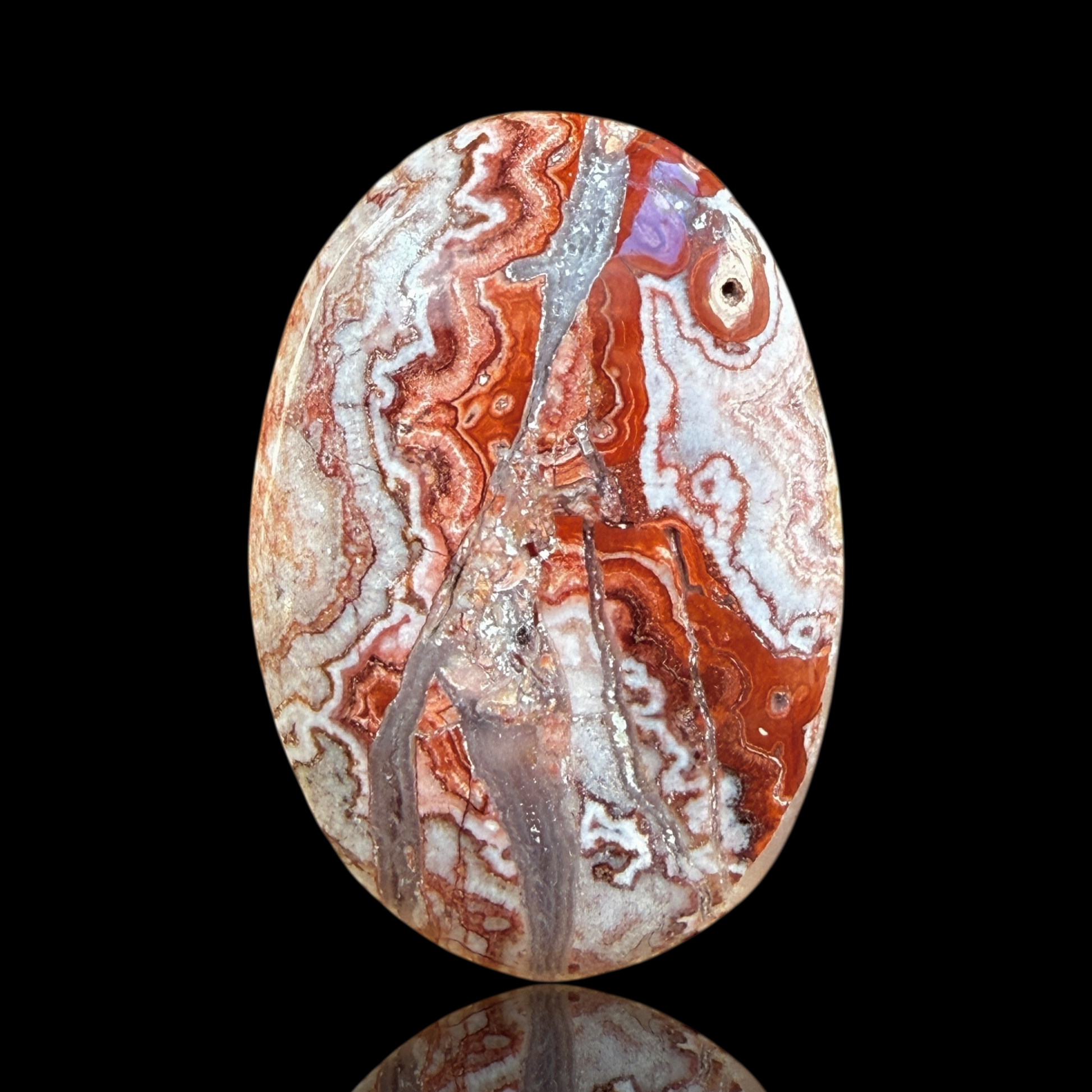 Cabochon Agate Rosetta