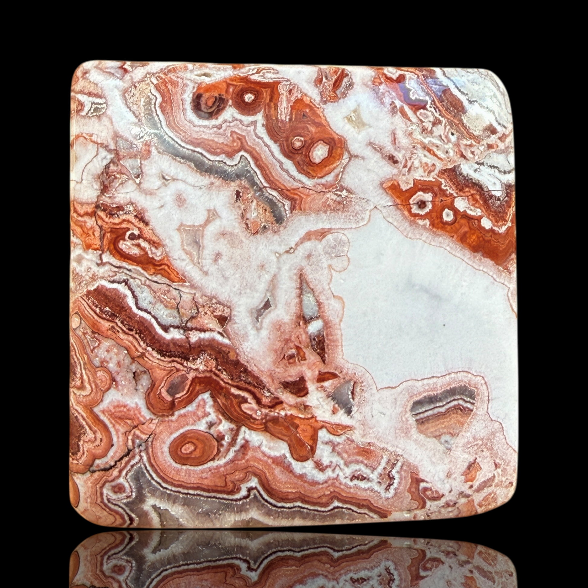 Cabochon Agate Rosetta