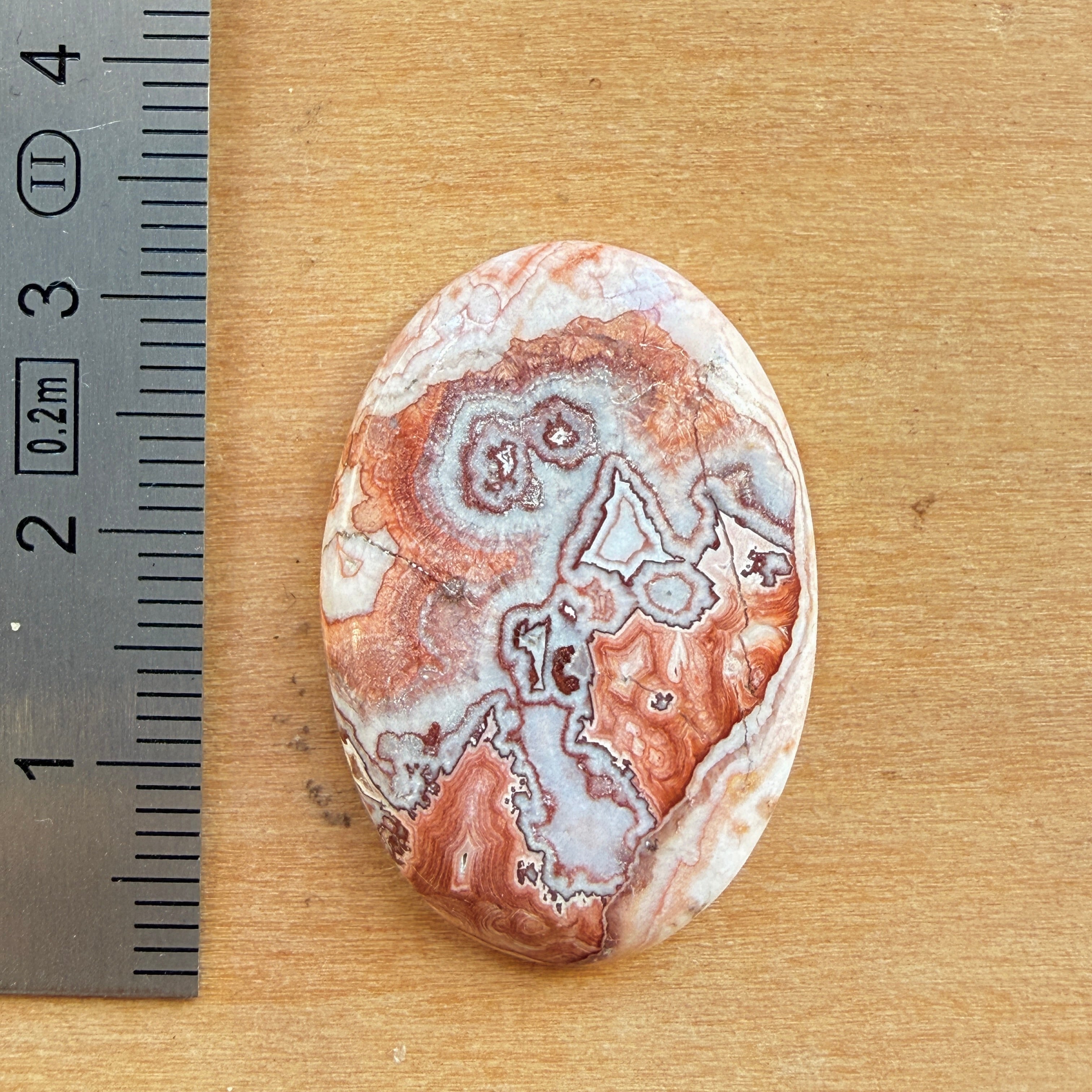 Cabochon Agate Rosetta
