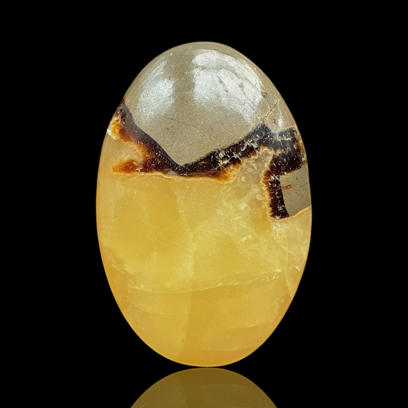Cabochon Septaria Jaune