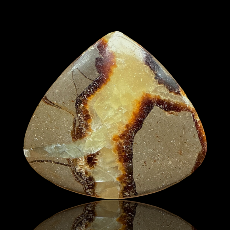 Cabochon Septaria Jaune
