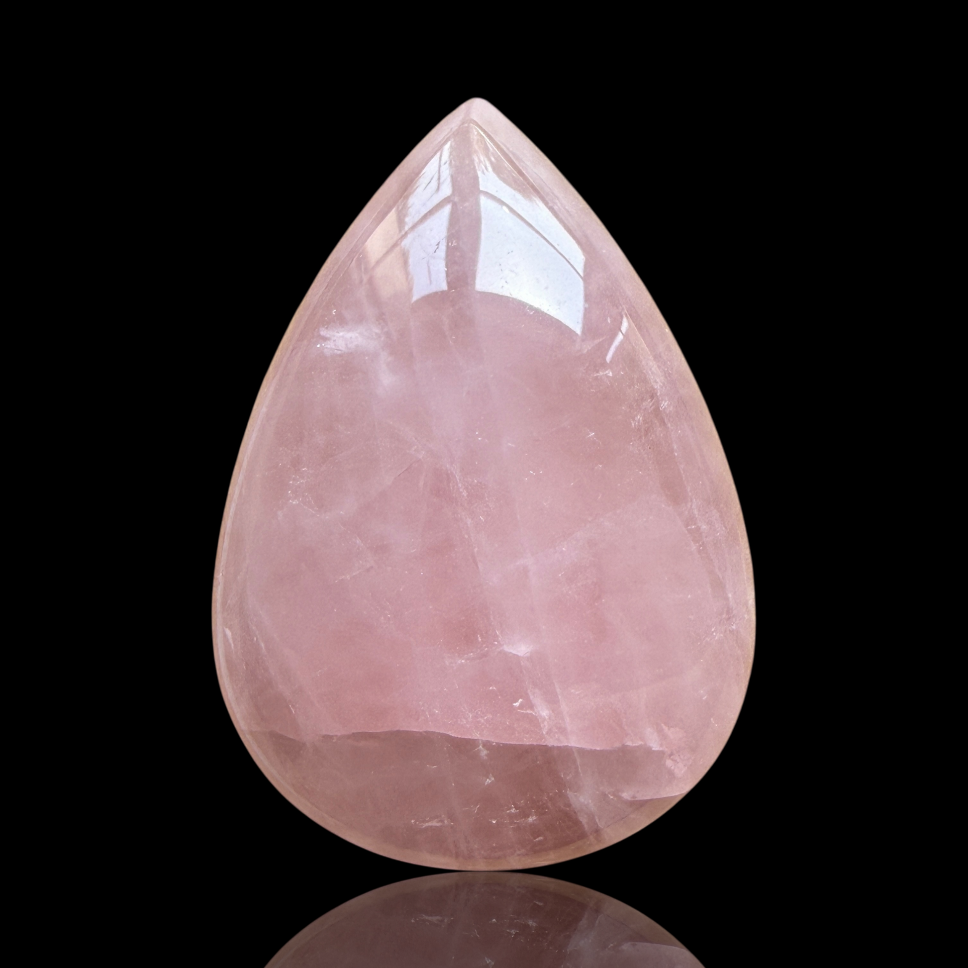 Cabochon Quartz Rose