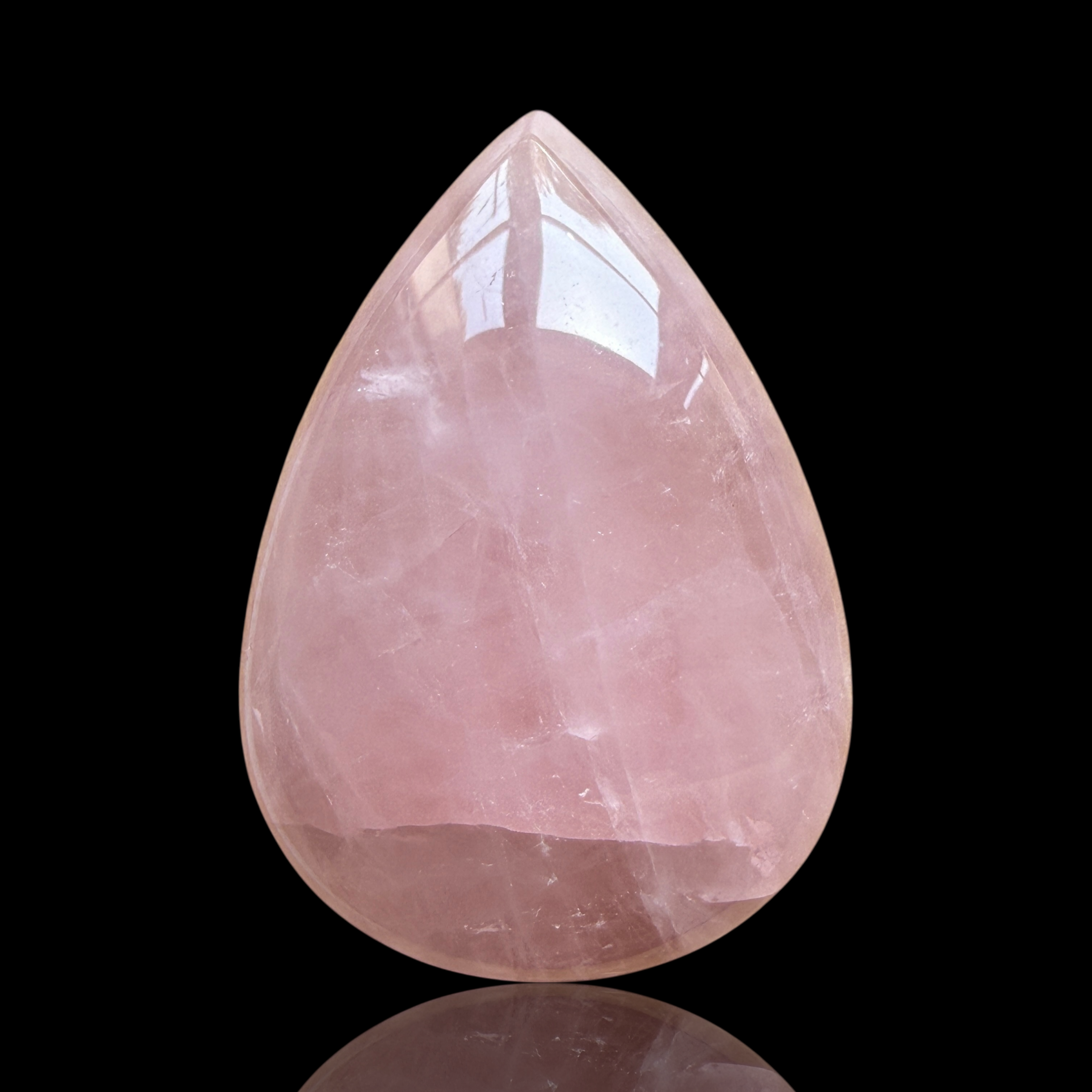 Cabochon Quartz Rose