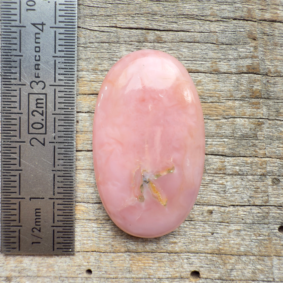 Cabochon Opale Rose