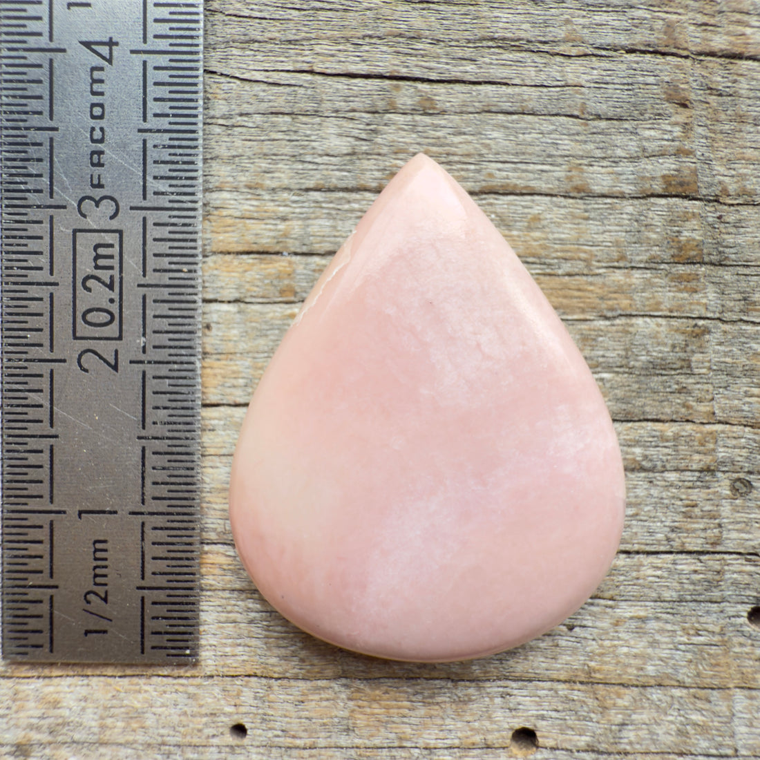 Cabochon Opale Rose