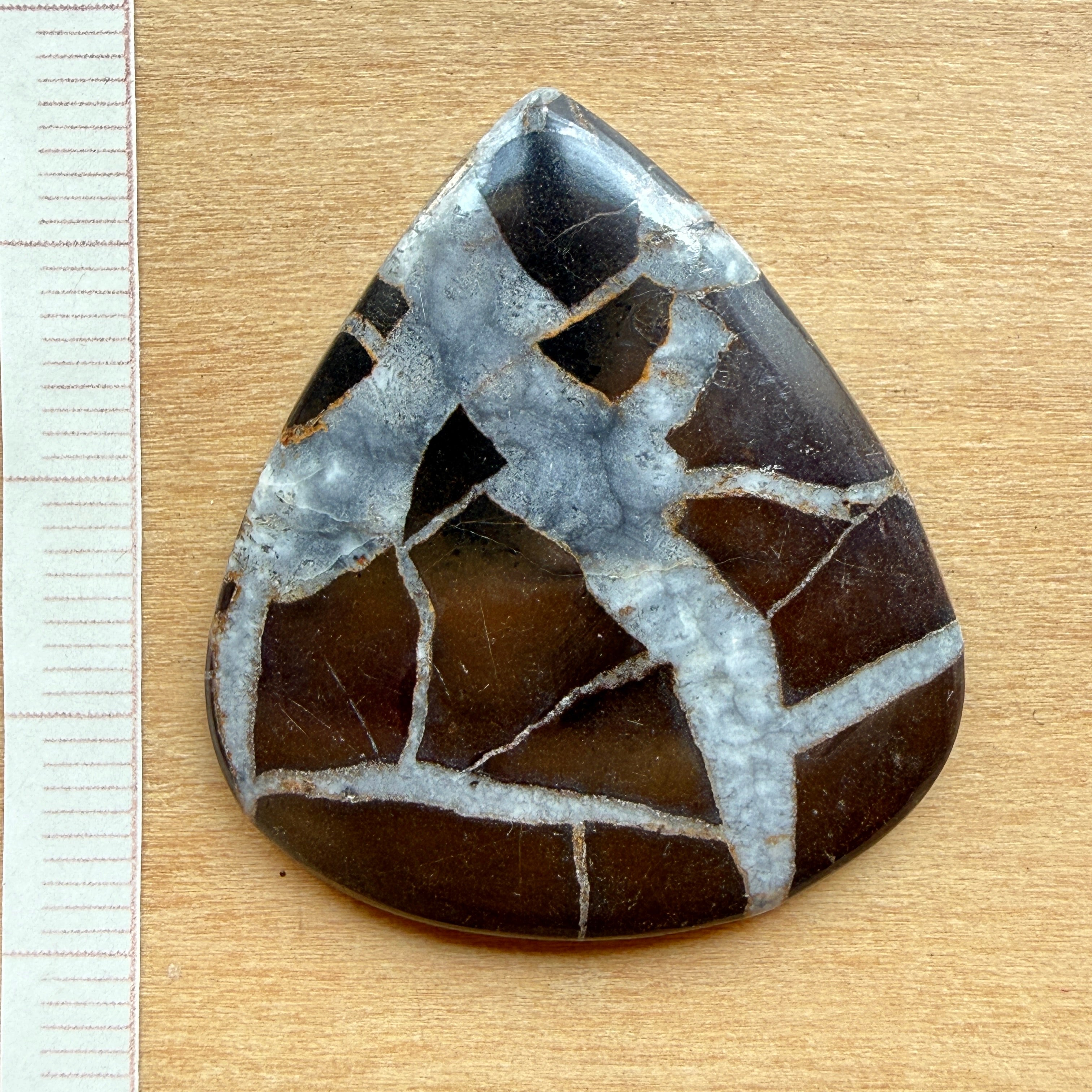 Cabochon Septaria Noire