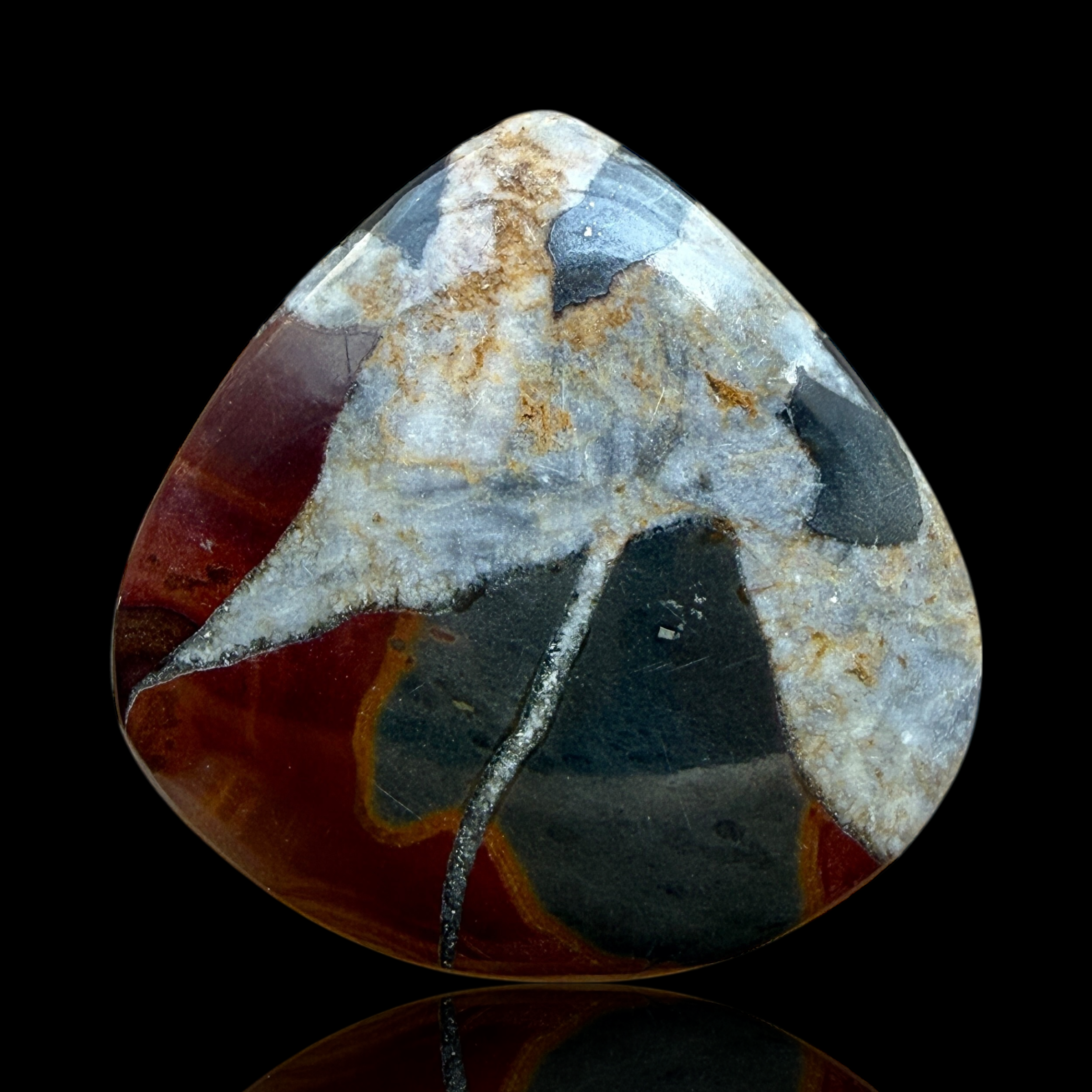 Cabochon Septaria Noire