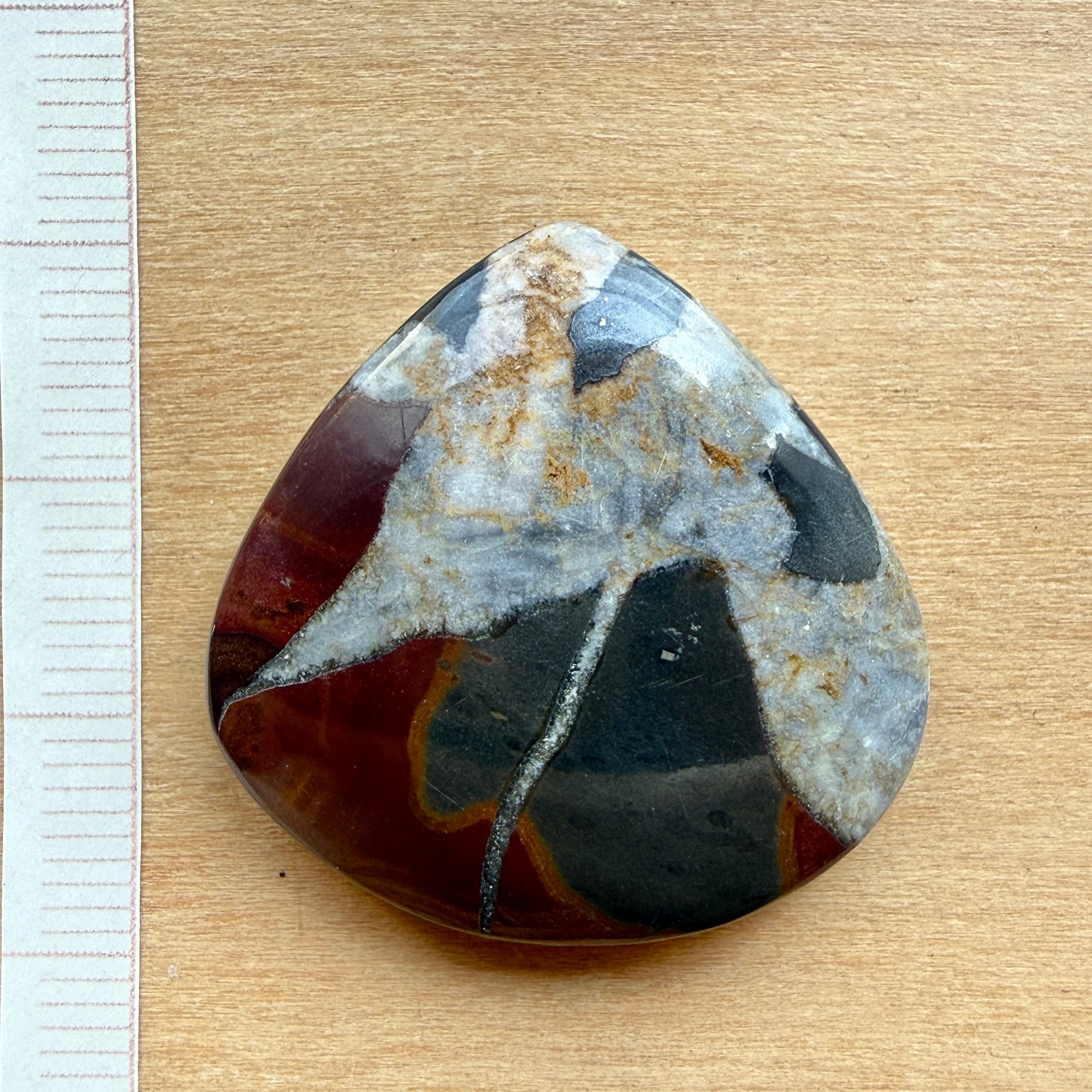 Cabochon Septaria Noire
