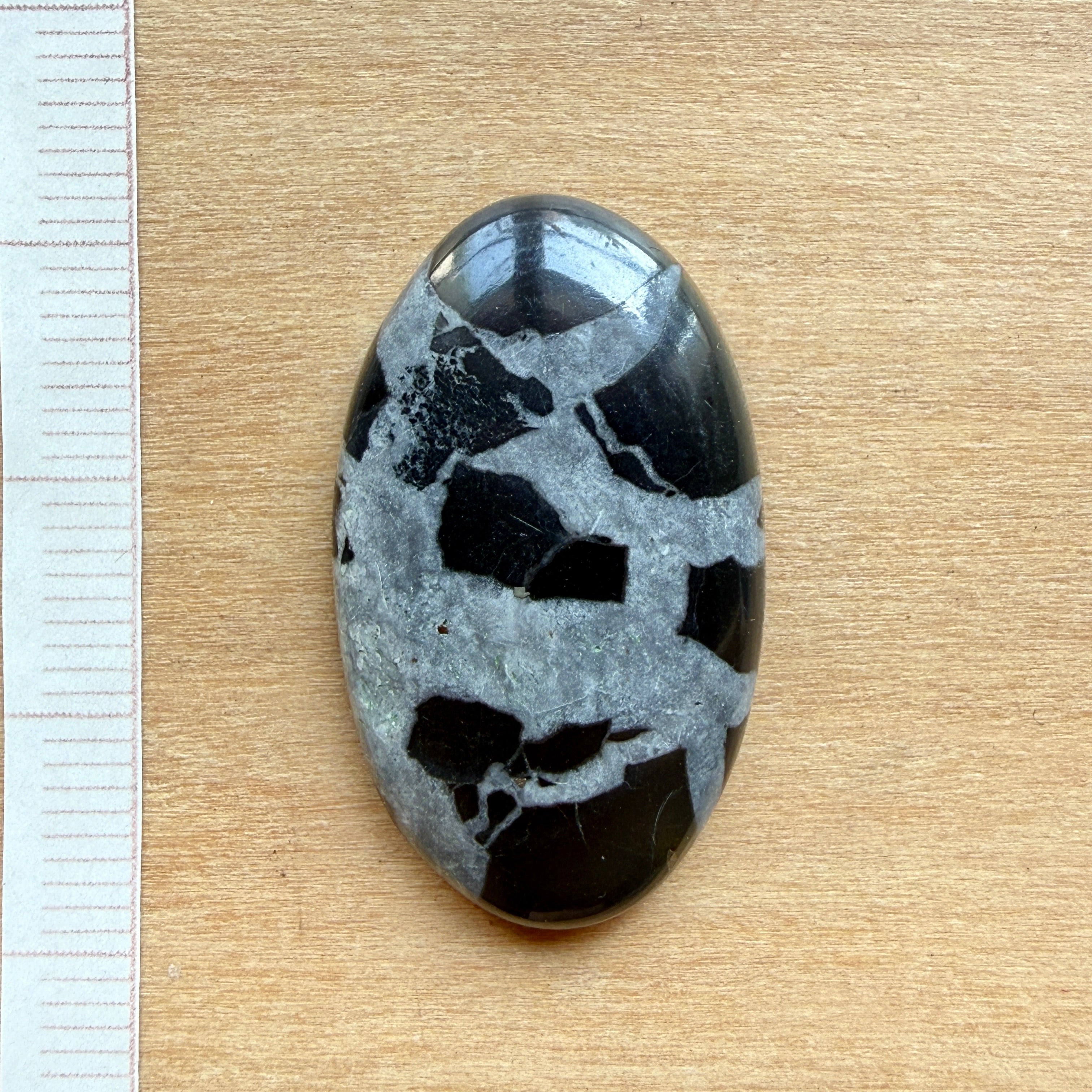 Cabochon Septaria Noire