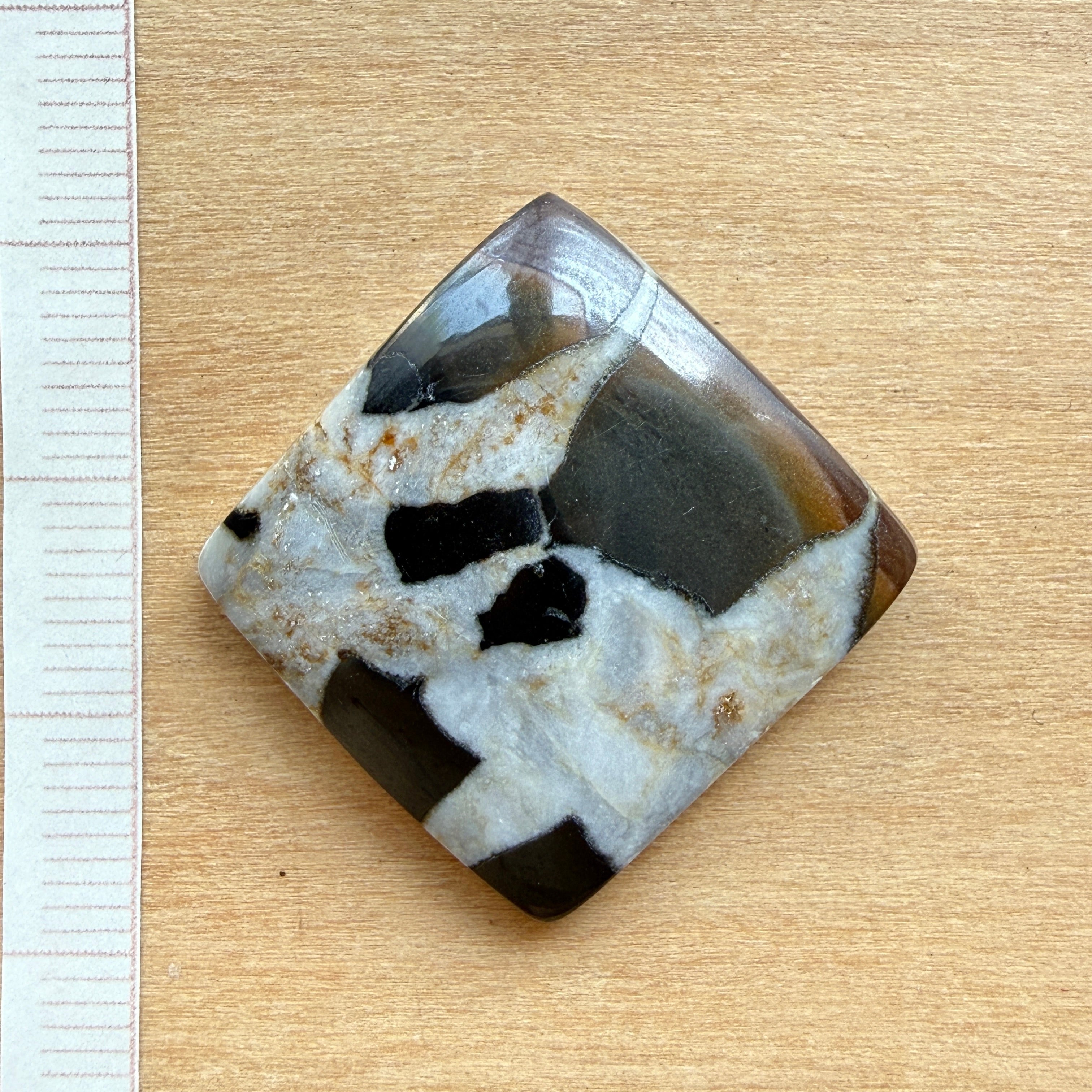 Cabochon Septaria Noire
