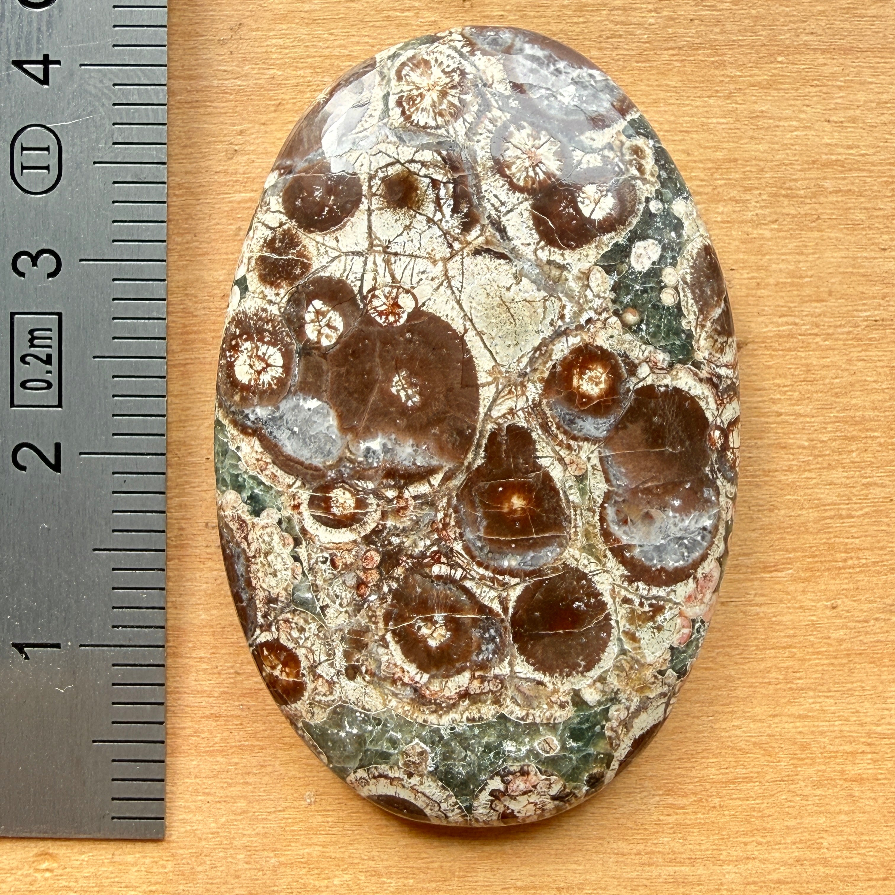 Cabochon Rhyolite Astéroïde