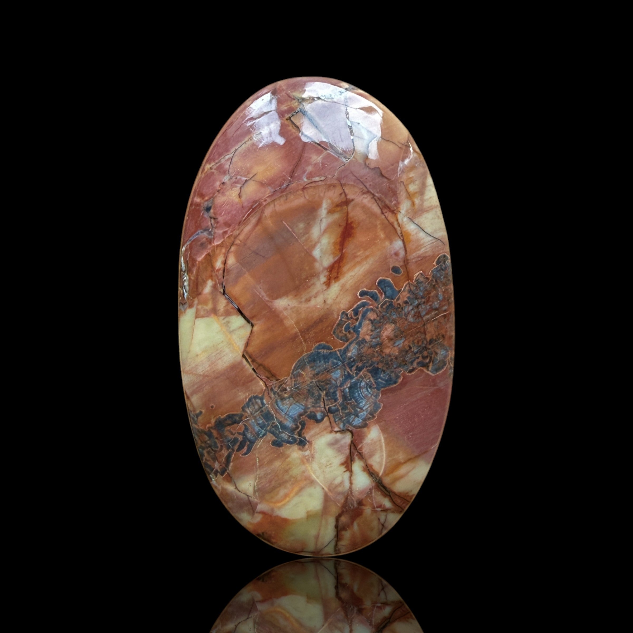 Cabochon Jaspe Butterfly