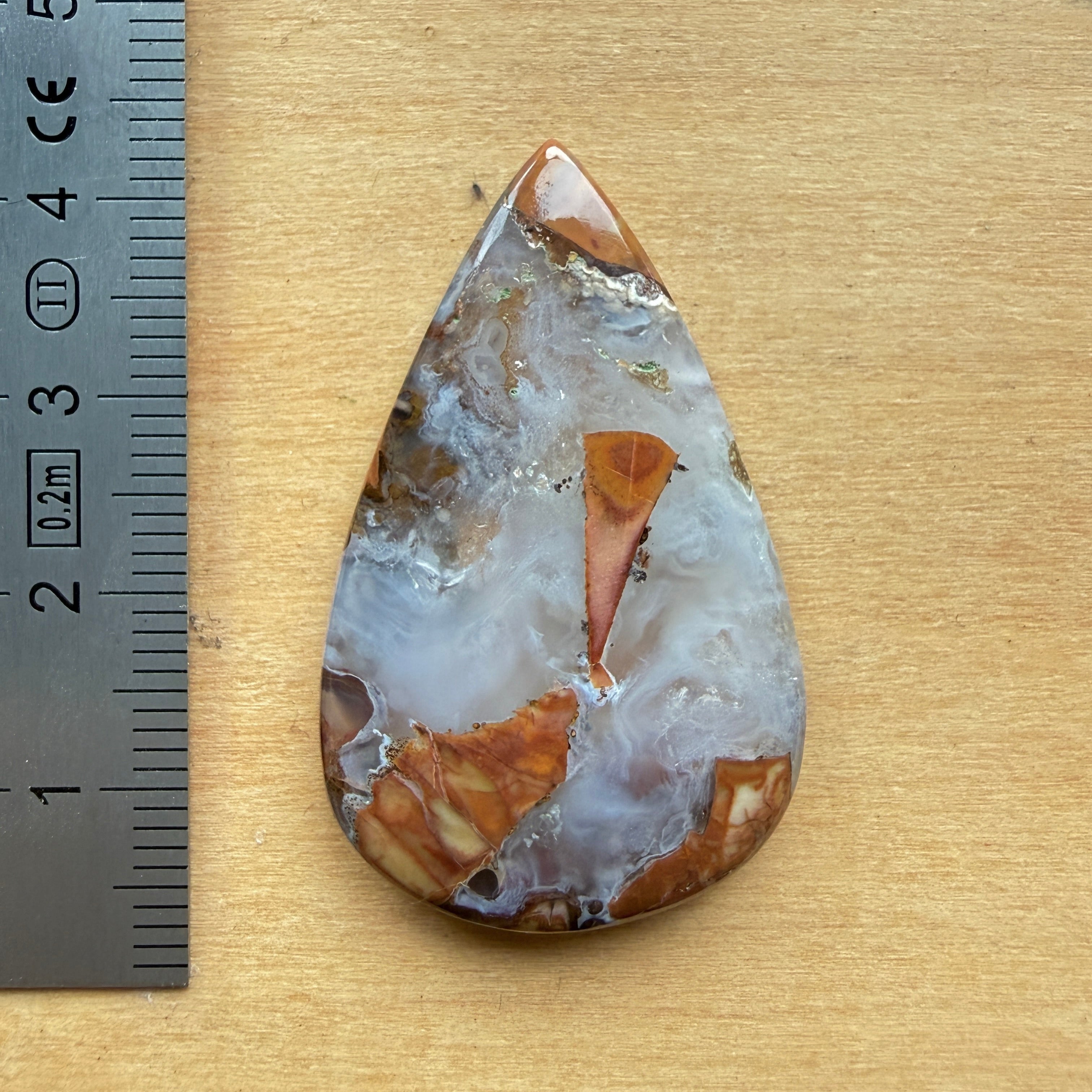 Cabochon Jaspe Butterfly