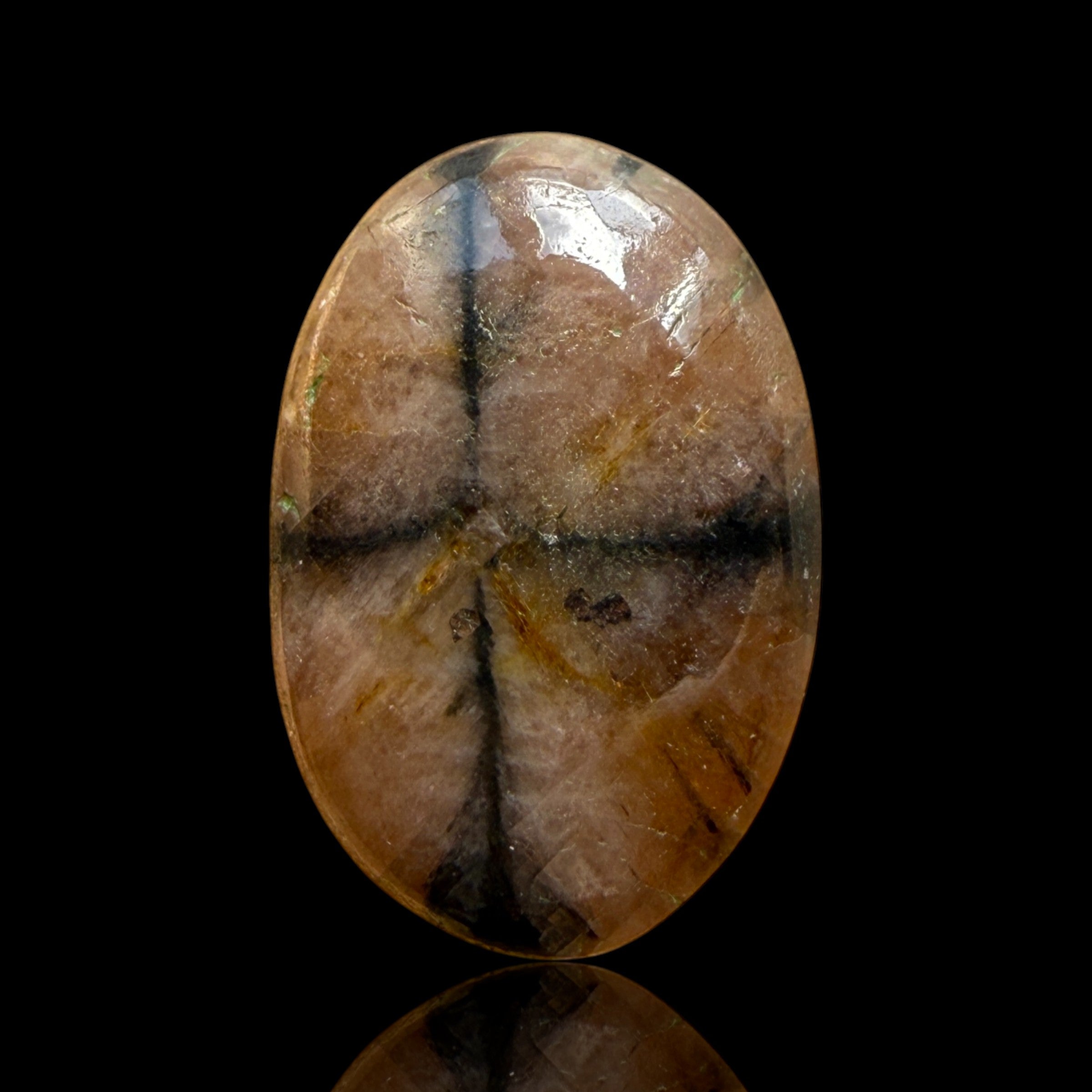 Cabochon Chiastolite