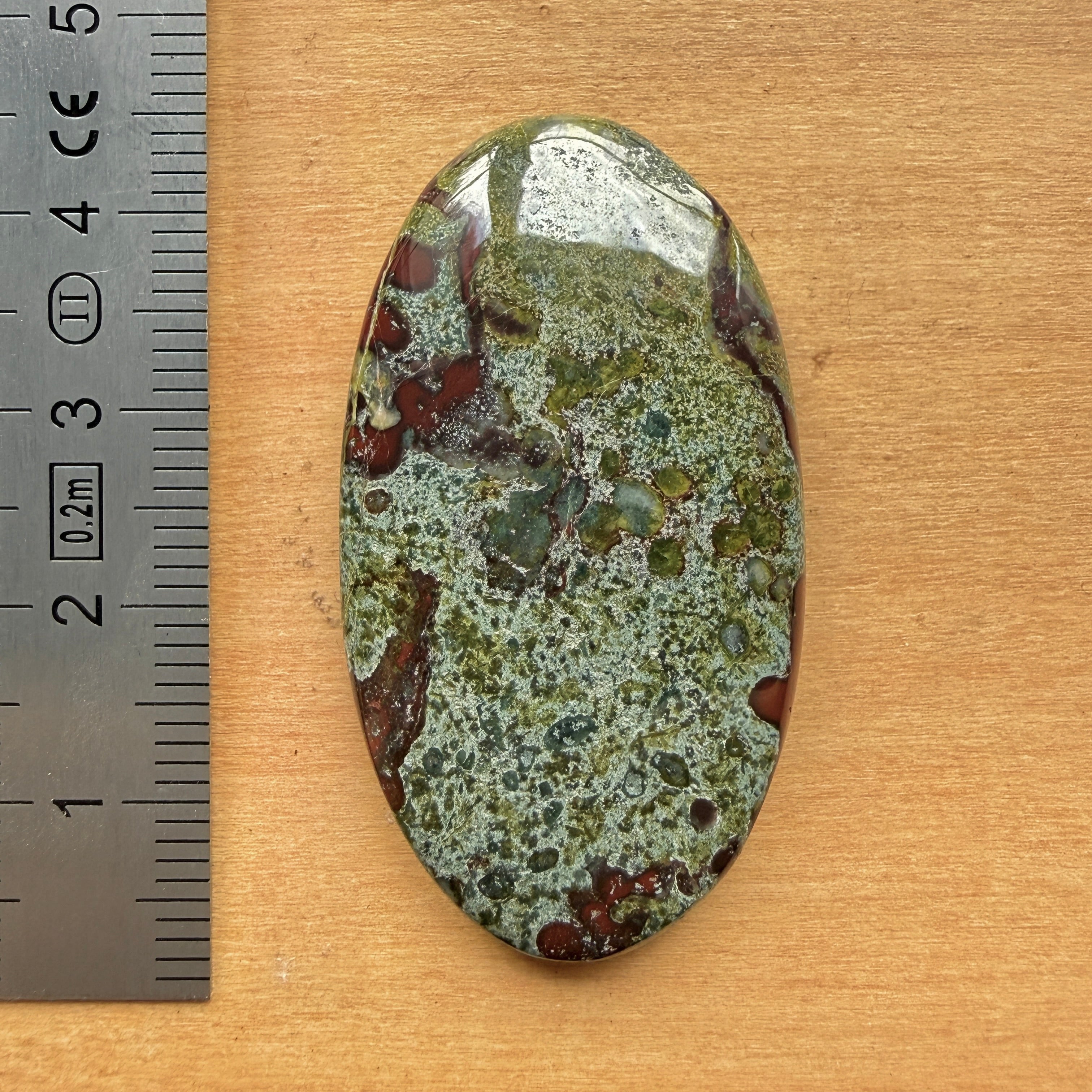 Cabochon Jaspe Sang de Dragon